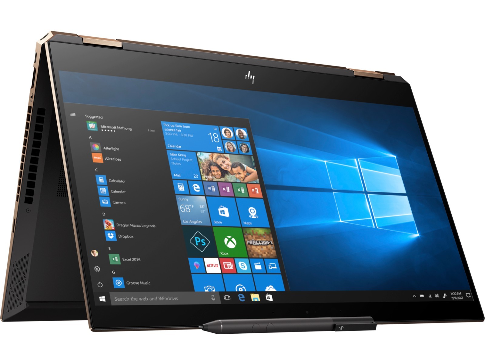 HP Spectre x360 15-df1043dx 15t Laptop Touch 15.6″ UHD OLED i7 16GB 1T MX250 Pen