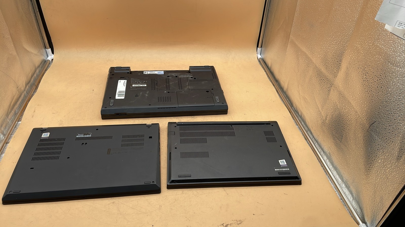 Lenovo ThinkPad T520 T450 E14 Intel AMD Processor Laptop No HDD Lot of 3