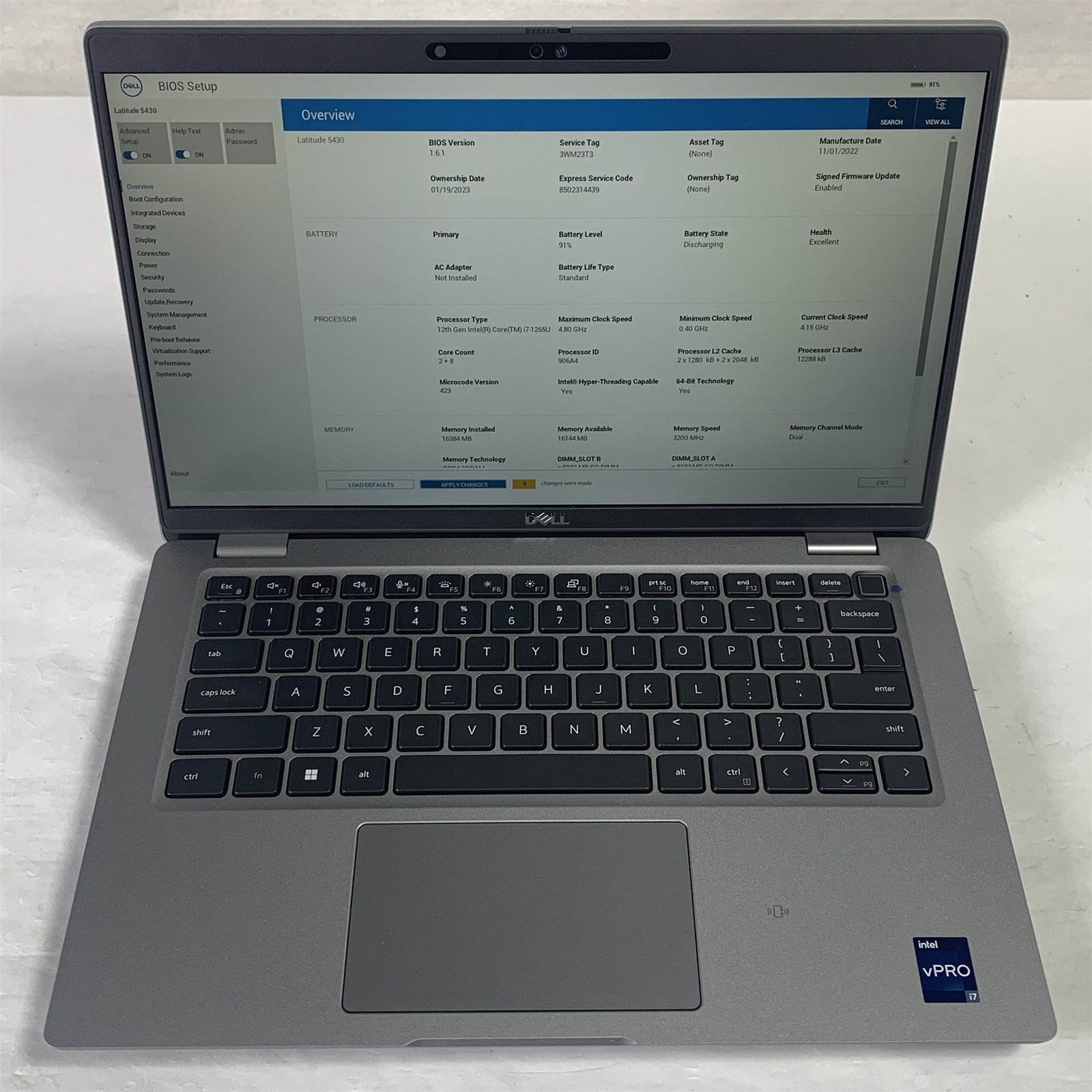Dell Latitude 5430 14.0″ Laptop i7-1265U 3.6GHz 16GB 512GB NVMe SSD – Win11