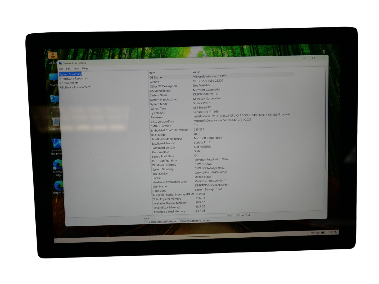 Microsoft Surface Pro 7 1866 Core i7-1065G7 1.30GHz 16GB 256GB – Black