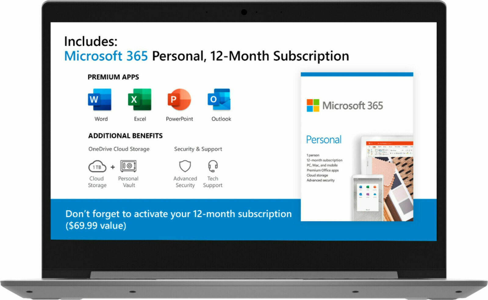 Lenovo IdeaPad 1 14″ Laptop AMD A6-Series 4GB Mem R4 64GB Priority Shipping Now