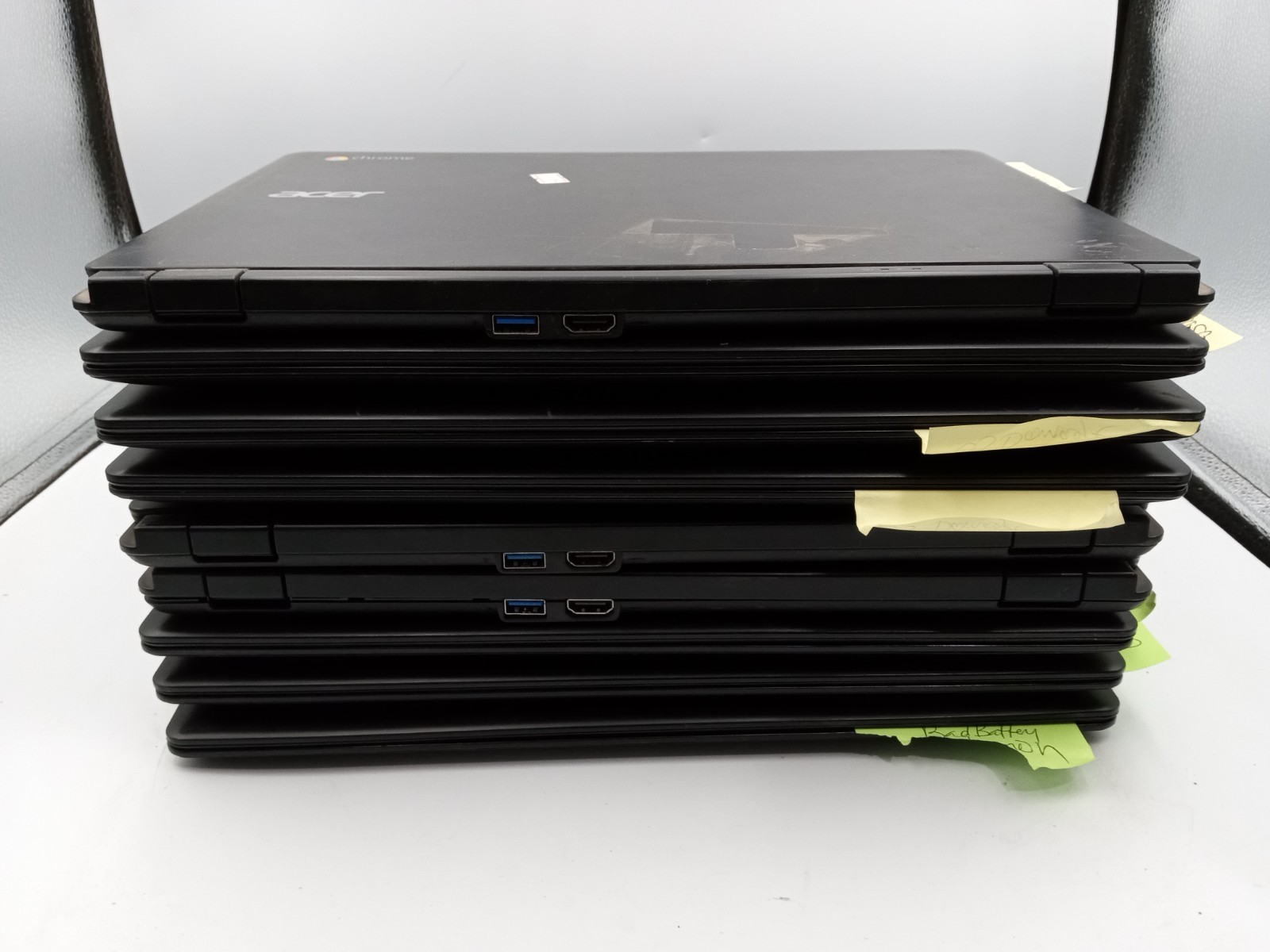 Lot of 9 – Acer Chromebook 13 C810 Laptops – FOR PARTS – VARIOUS ISSUES -RR