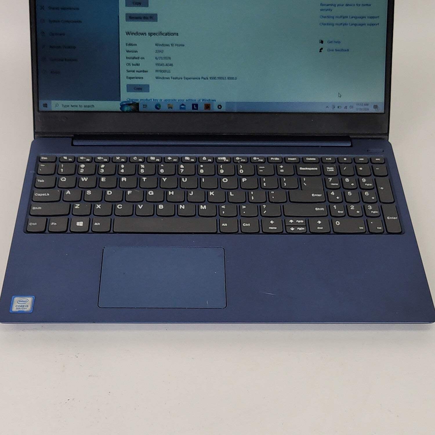 Lenovo IdeaPad 330s 81f5018eus 15.6″ i3-8130U 2.2GHz 4GB RAM 128GB SSD