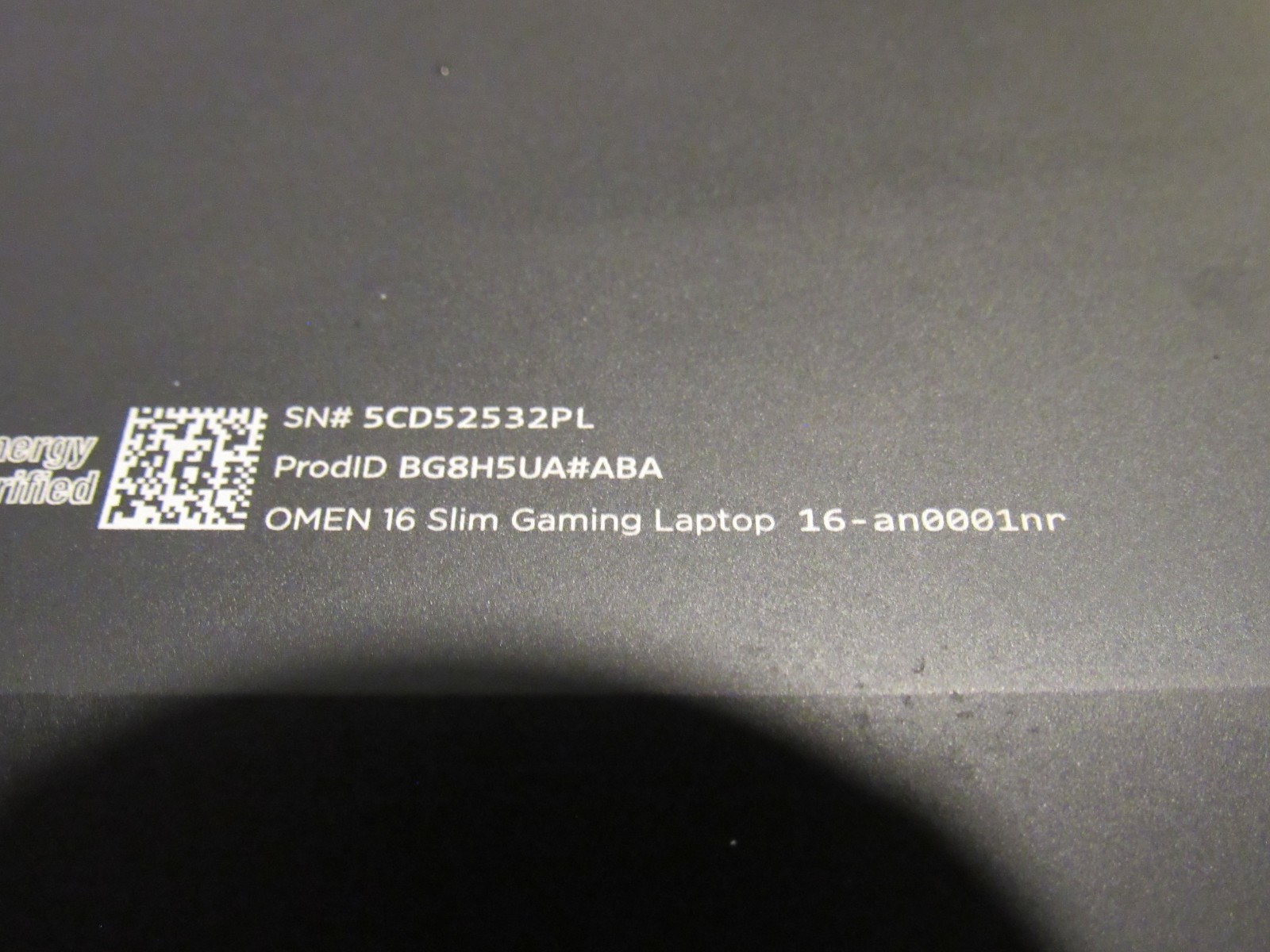HP OMEN 16 SLIM INTEL CORE ULTRA 7- 255H@1.50GHz 24GB RTX 5060 2TB SSD