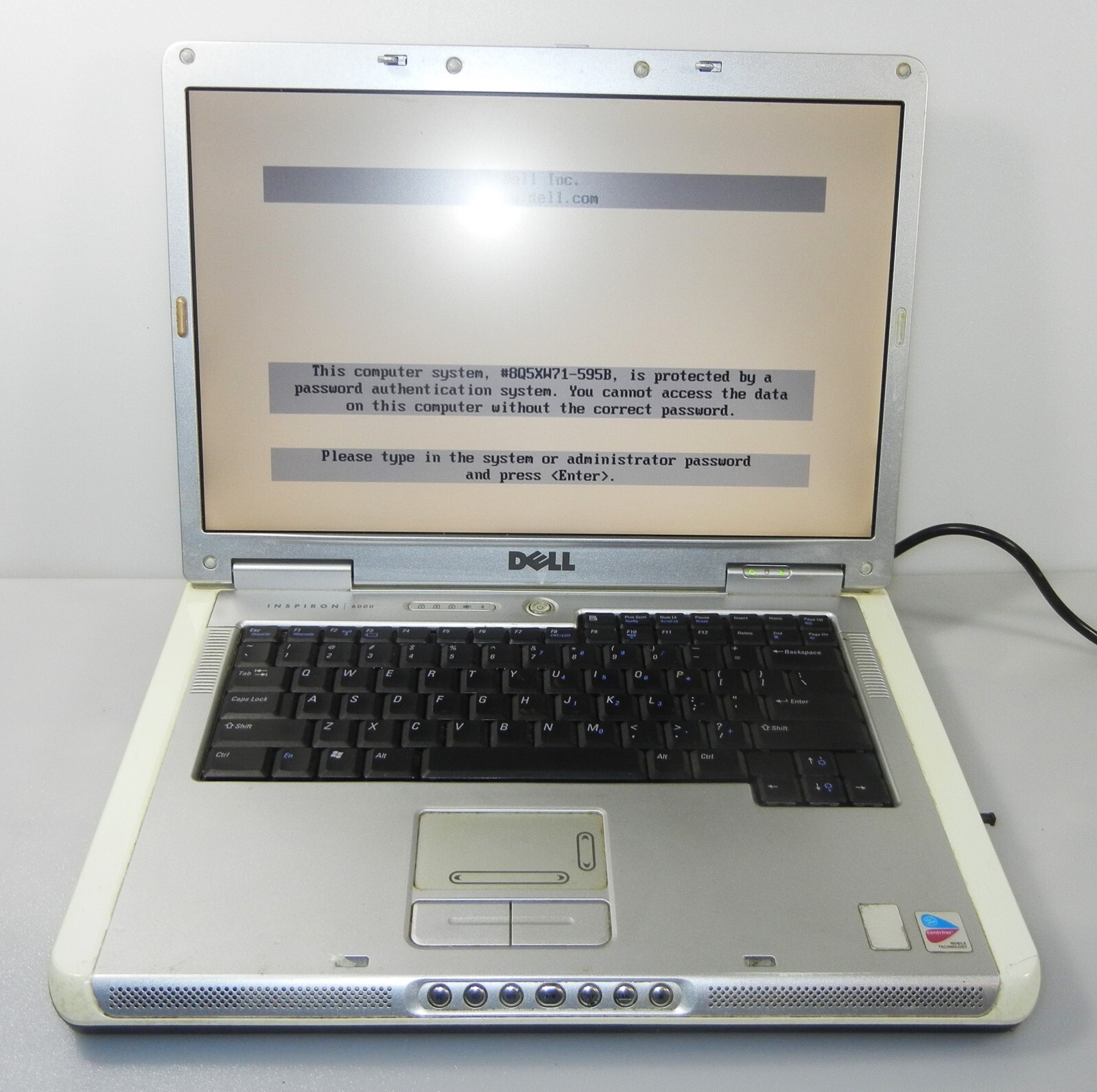 Dell Inspiron PP12L FOR PARTS OR REPAIR WORKS BUT PASSWORD PROTECTED