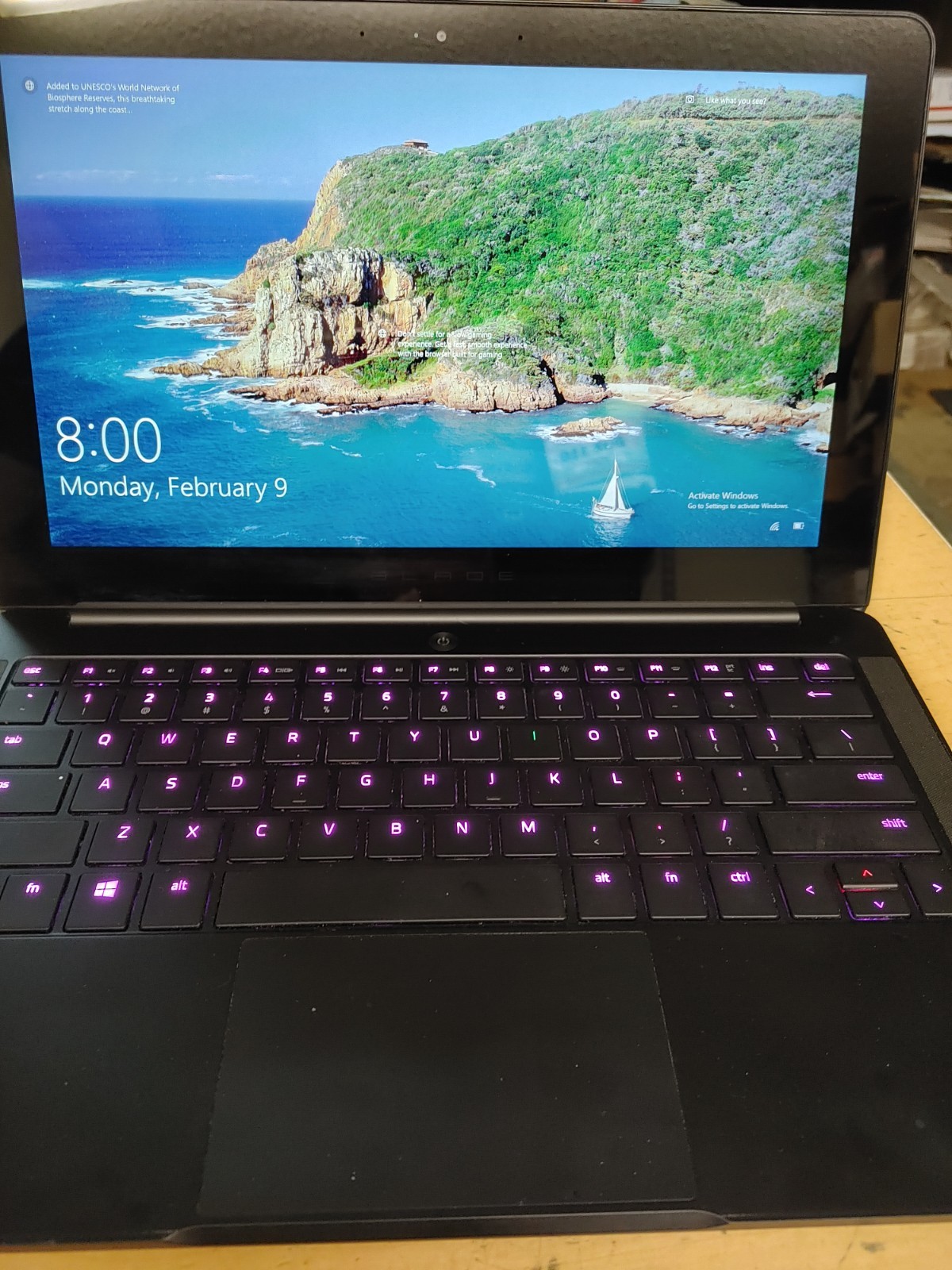 Razer RZ09-0168 Core i7-6500U@2.59GHz,8GB RAM , 512GB SSD , WIN 10