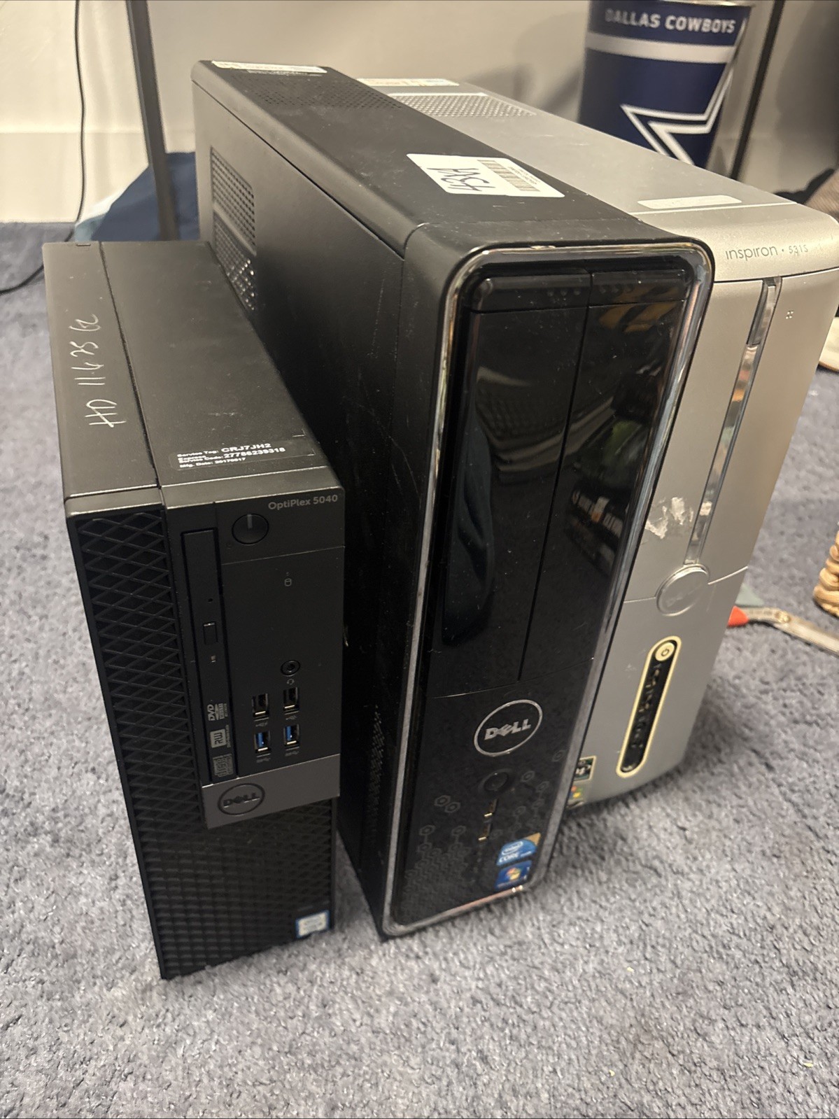 DELL Computer Lot – 2 Dell Inspirons + Dell Optiplex