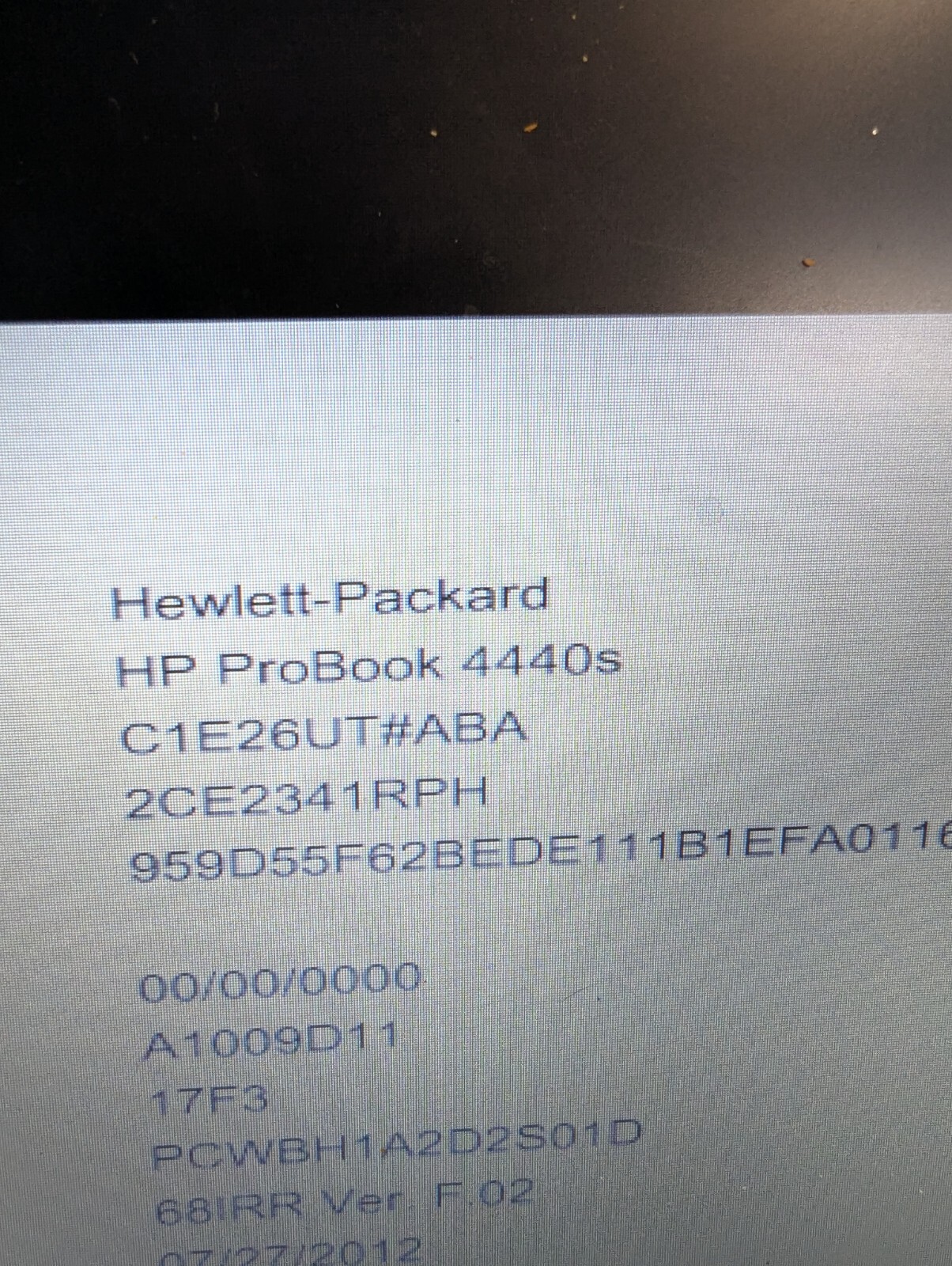 HP ProBook 4440s 14in. Intel Core i3-2nd NO Ram/CORD/HDD Boots #311