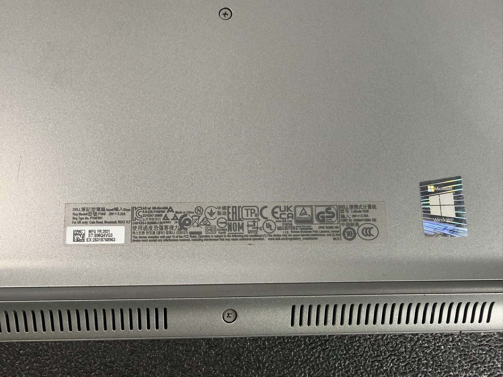 Dell Latitude 5520 15.6″ i5-1145G7 2.60GHz 16GB DDR4 256GB SSD Win11 Pro – READ