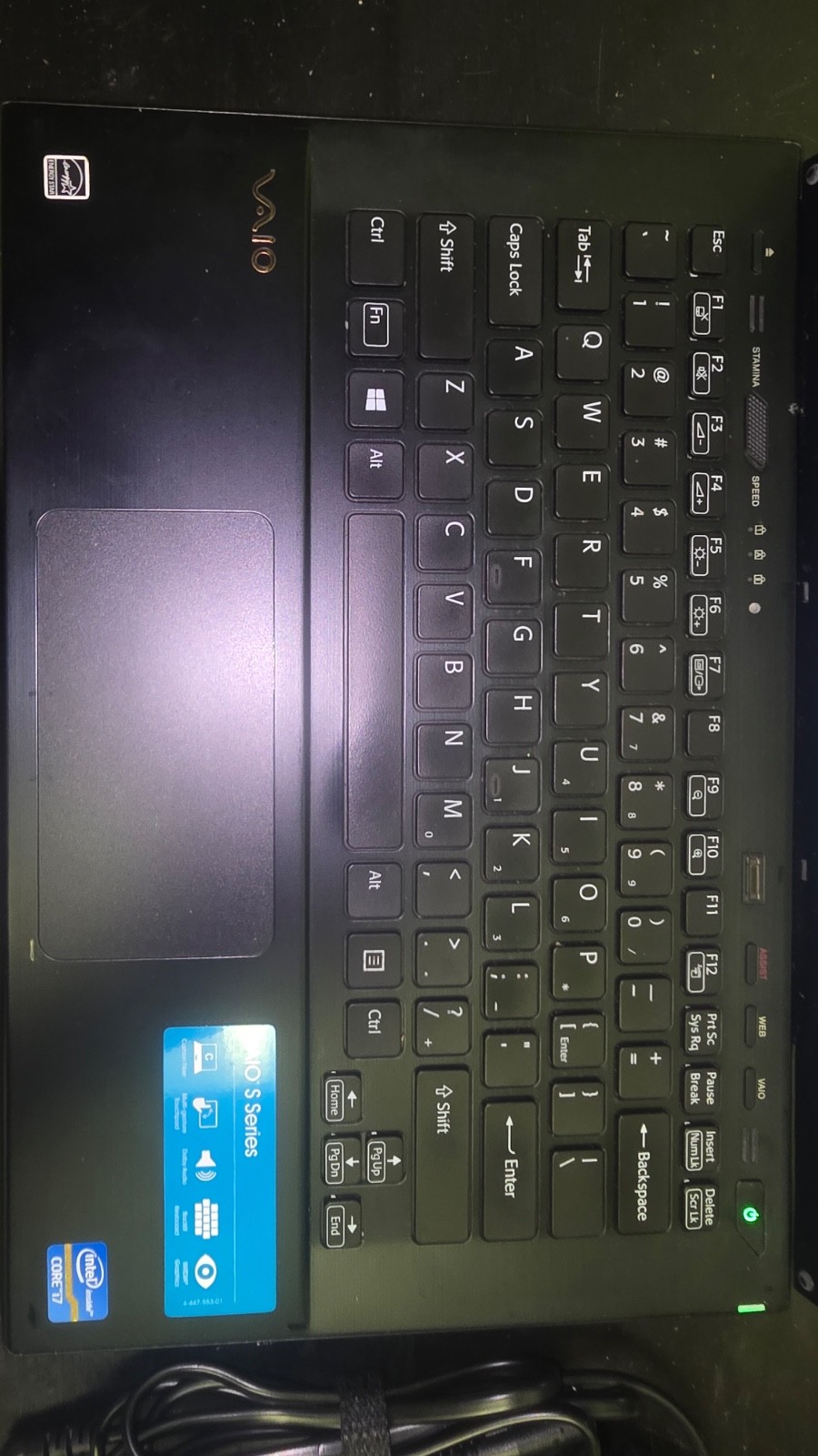 Sony Vaio SVS13A25PXB 13″ S Series Rare (2012) Carbon Fiber