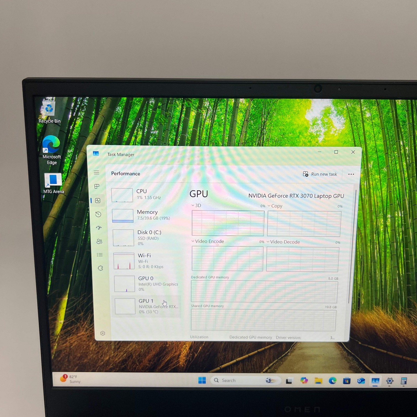 HP Omen 15-ek1075cl 15-inch Core i7 11th Gen RTX 3070 40GB RAM 2TB SSD Laptop