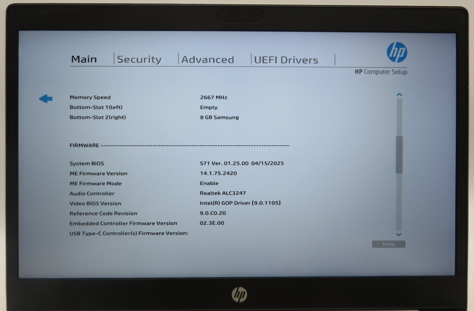 HP ProBook 450 G7 _ i7-10510U @ 1.8 _ 8GB RAM _ 400GB SSD _ W11P