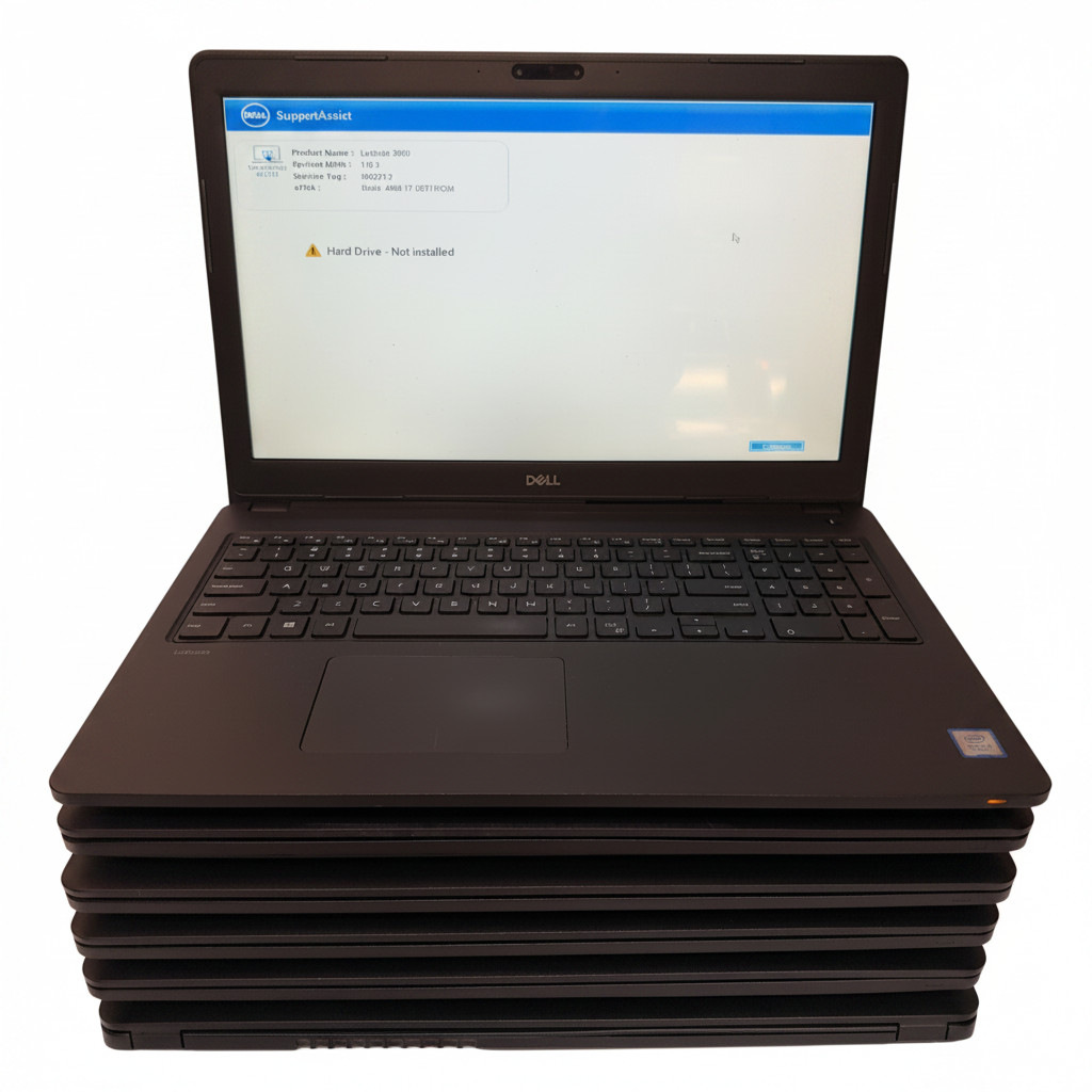 Lot of 6 Dell Latitude 3580 i7-7500U 2.7GHz 15.6″ 4GB RAM, No HDD/SSD