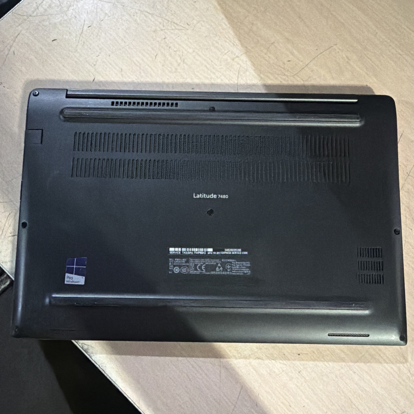 DELL LATITUDE 7480 INTEL CORE I7-7600U 2.80GHZ 8GB RAM NO HD