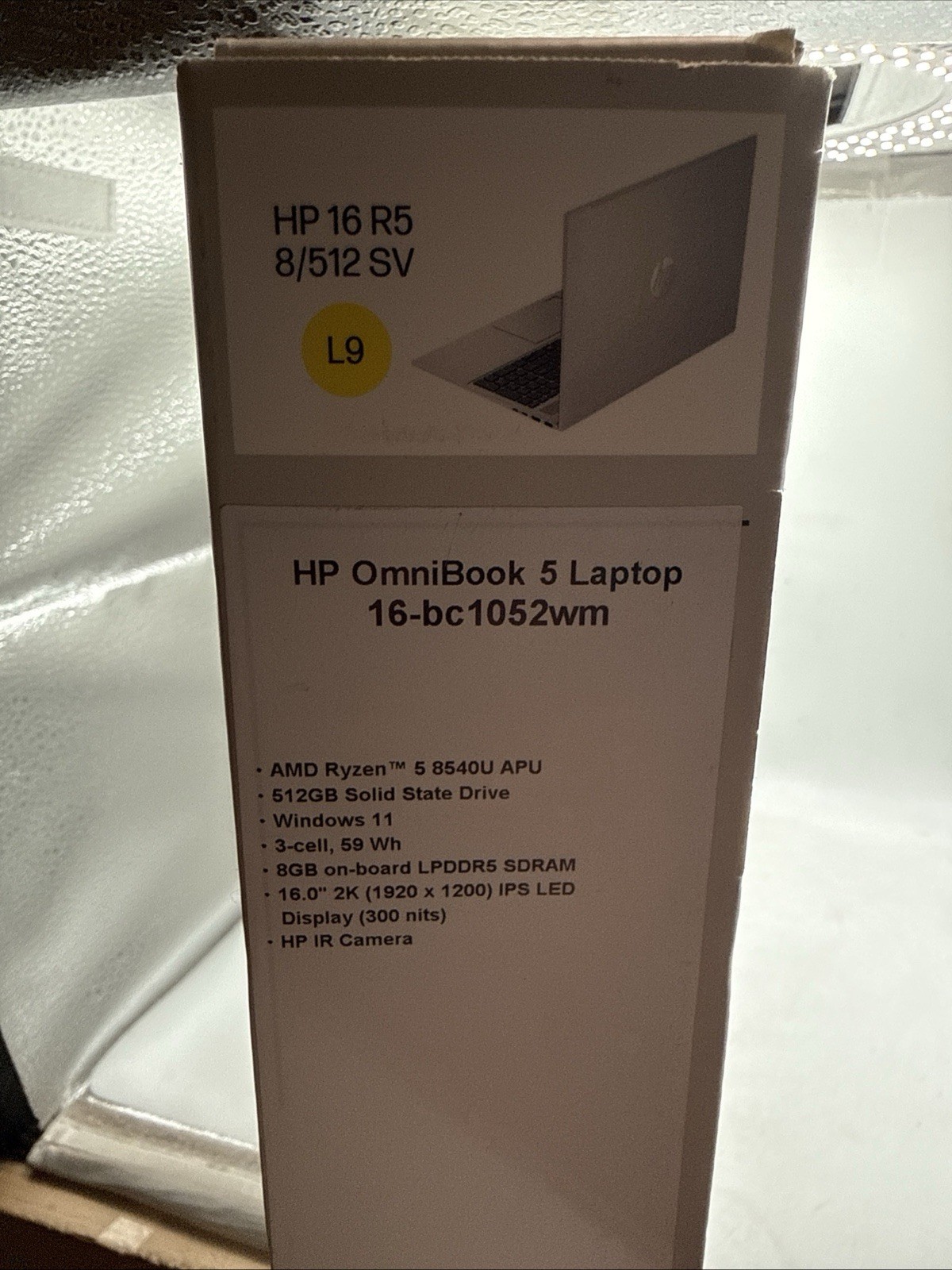 hp 16-bc1052wm OmniBook 5 16″ 2K Display, Ryzen 5 8540U, 512GB SSD Brand New