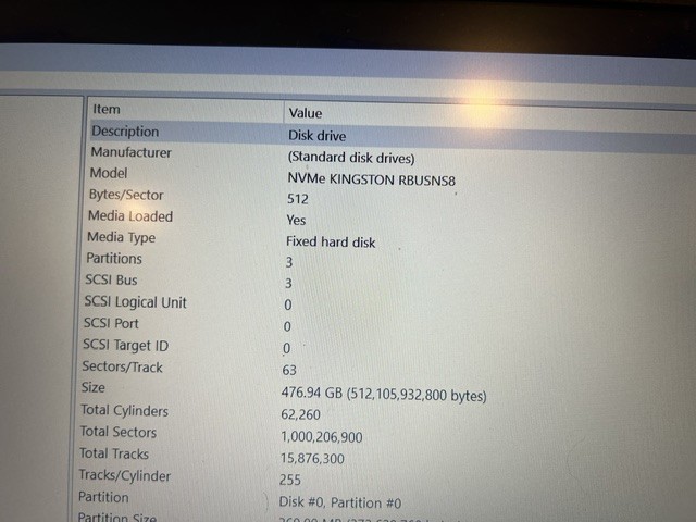 Acer A515-54 Laptop (i5-10210U 1.6 Ghz, 20GB, 512GB SSD & Power Supply) Batt=DOA