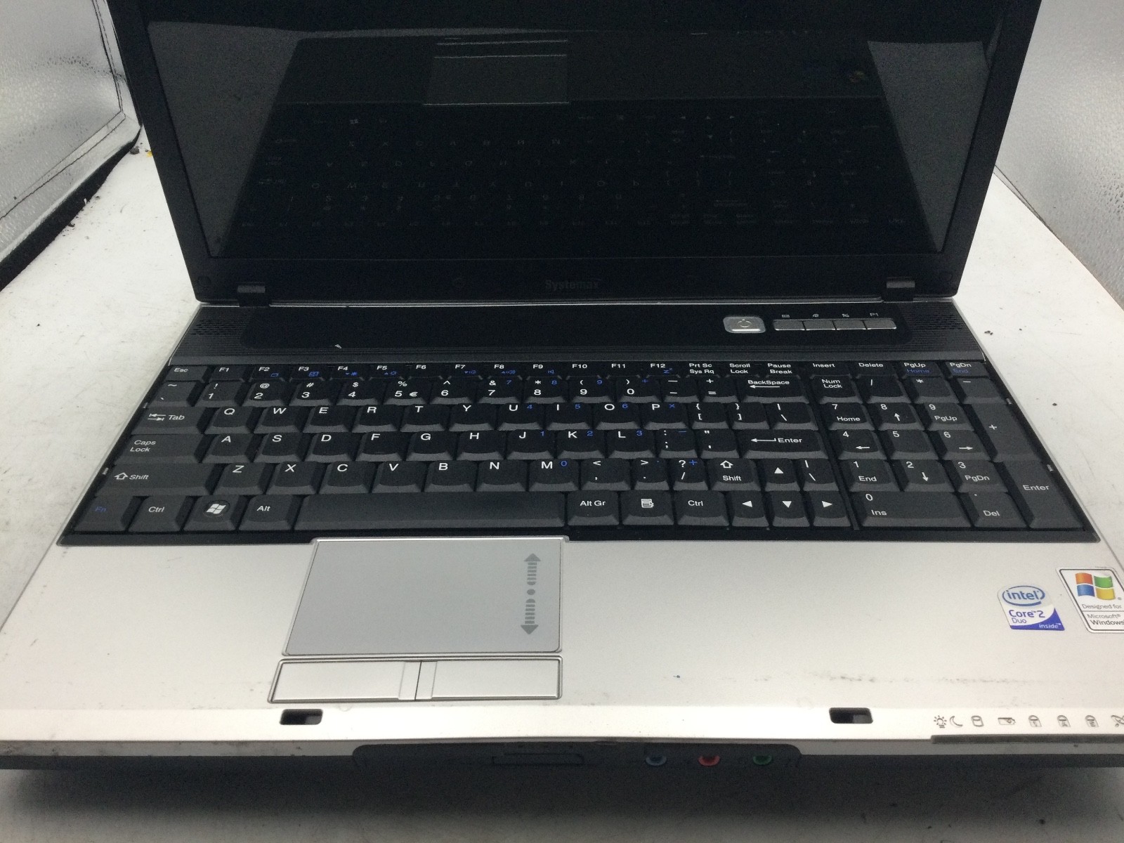 SYSTEMAX MS-16372 – FOR PARTS – INTEL CORE 2 DUO – NO RAM – 15″ – READ – BB