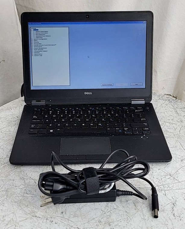 Dell Latitude E7270 Laptop Core I5-6300U 8GB 512GB SEE NOTES