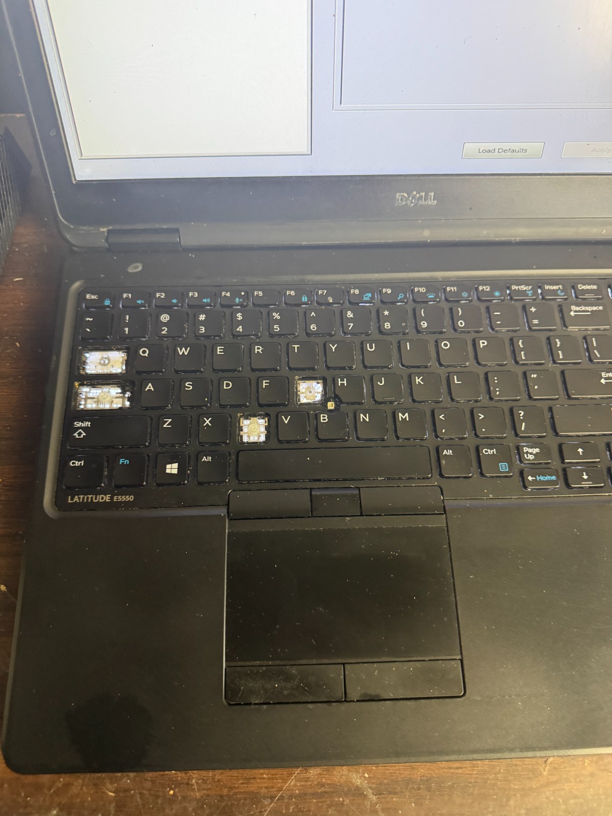 Dell Latitude E5550 Core I5-5300 16GB RAM Laptop for repair #5664