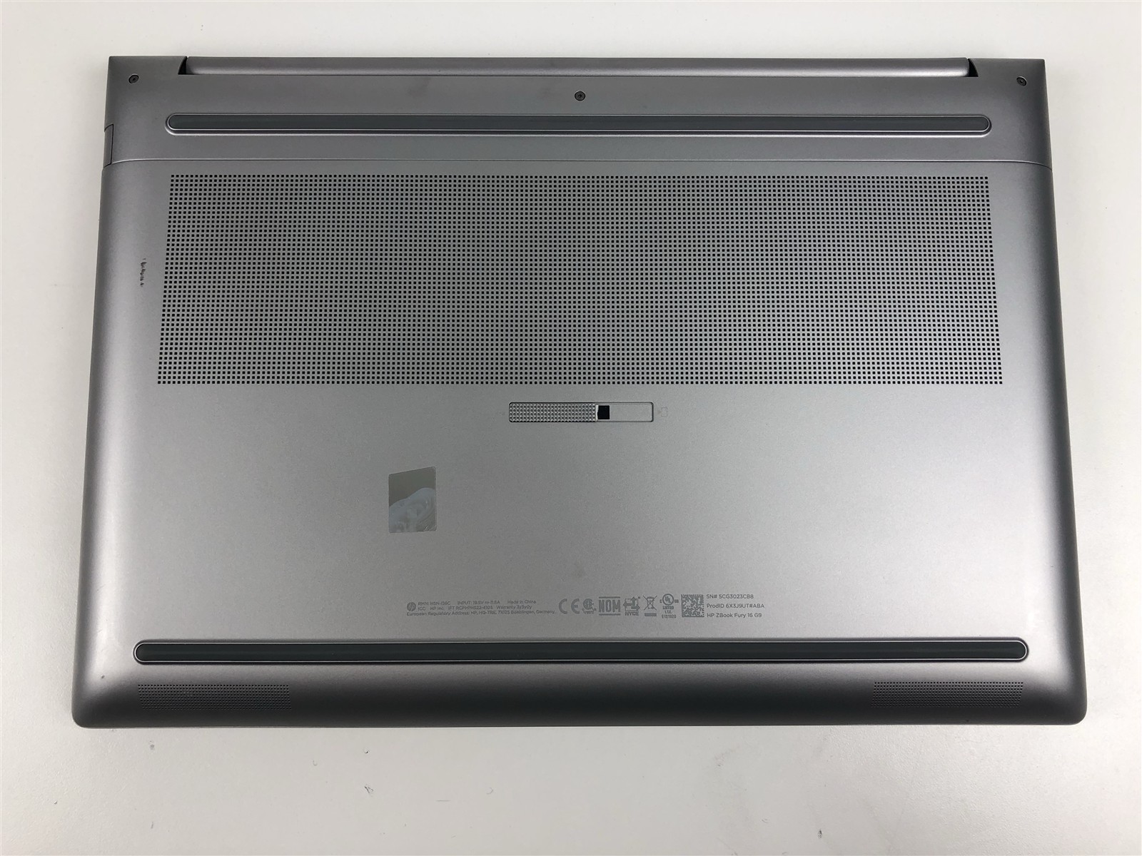 HP ZBook Fury 16 G9: Core i7-12850HX 2.1GHz – 32GB – 1TB – RTX A3000 Mobile
