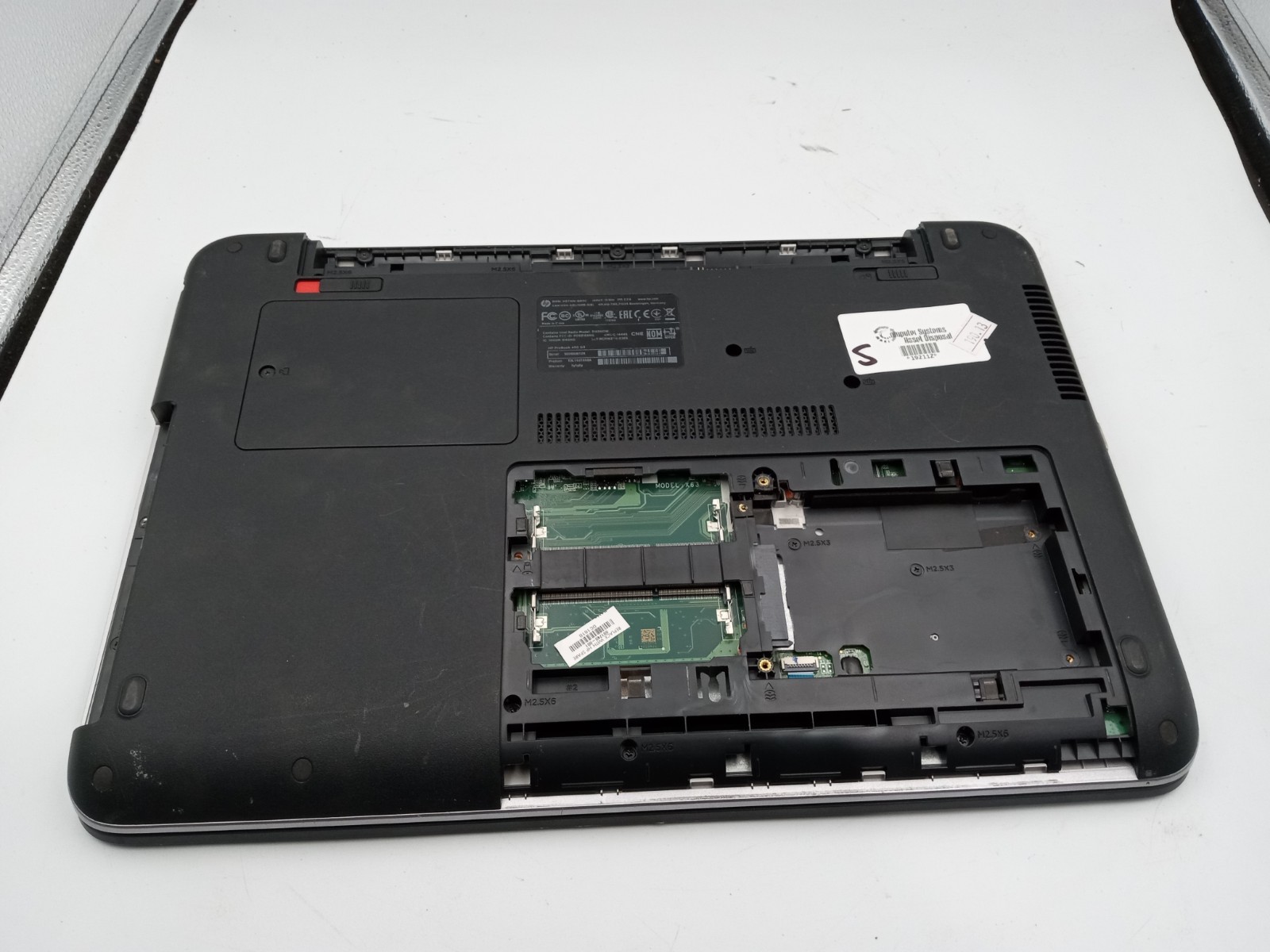 HP ProBook 450 G3 15″ Laptop Intel Core i5 6th Gen – WON’T BOOT – RAM ERROR -RR