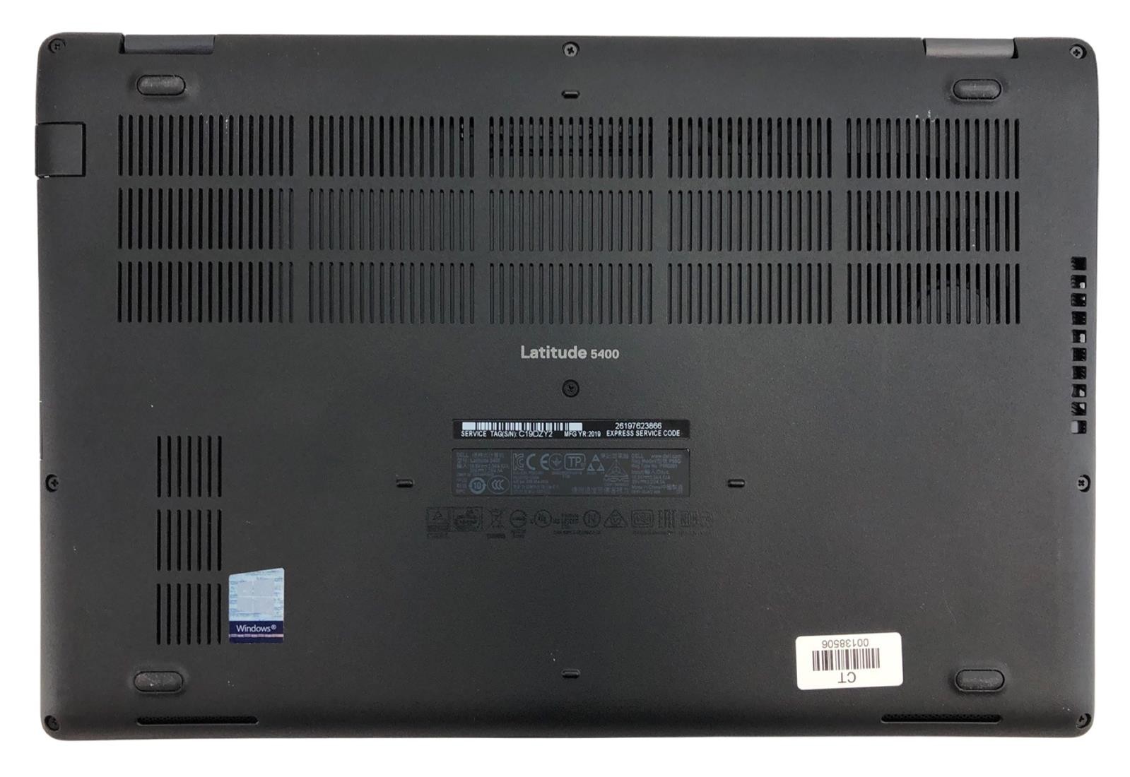 Dell Latitude 5400 Quad Core i7-8665U 1.90GHz 512GB SSD 16GB RAM Windows 11 Pro