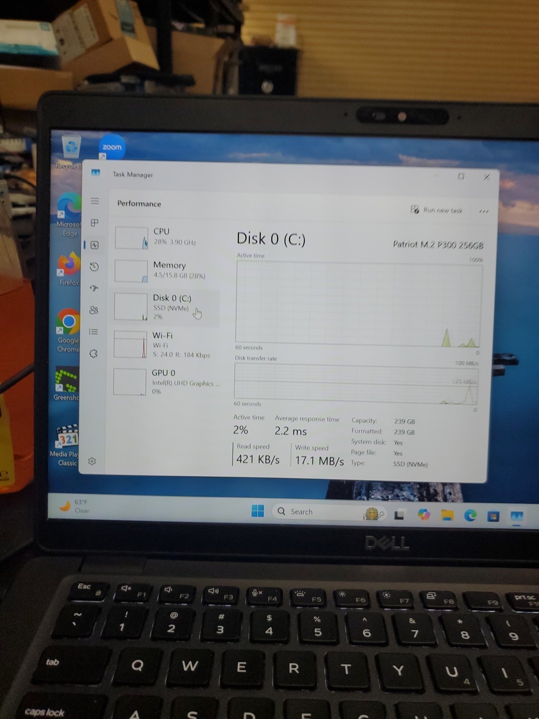 Dell Latitude 5400 Intel Core i5-8365U 16GB RAM 256GB SSD Dinged Corner 110425-7