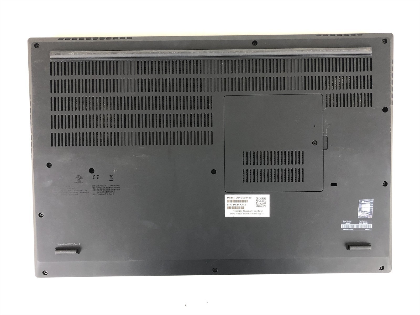 Lenovo ThinkPad P17 Gen 2: W-11855M 3.2GHz – 16GB – 256GB – RTX A5000 Mobile