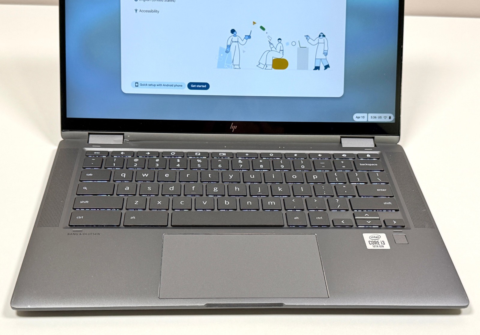 HP Chromebook x360 14c-ca0053dx 14″ Touch 2.1GHz i3-10110U 8GB RAM 64GB eMMC SSD