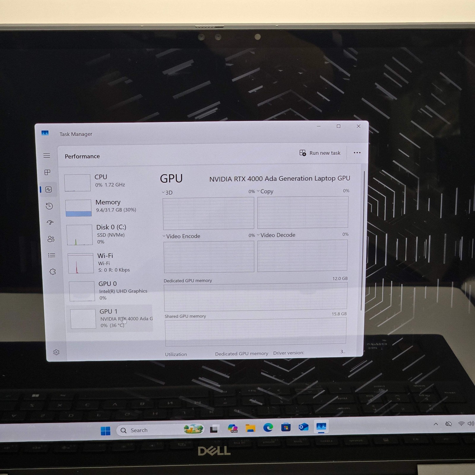 Dell Precision 7680 16″ Touch Laptop Core i9 vPro 13th Gen 32GB 1TB RTX 4000 Ada