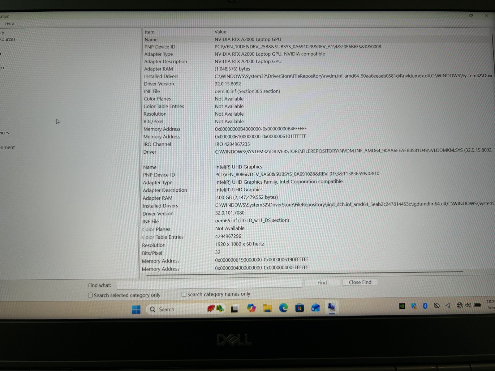 Dell Precision 7560 16″ Core i7- 11850H 32GB RAM 1TB NVMe NVIDIA RTX A2000 GPU