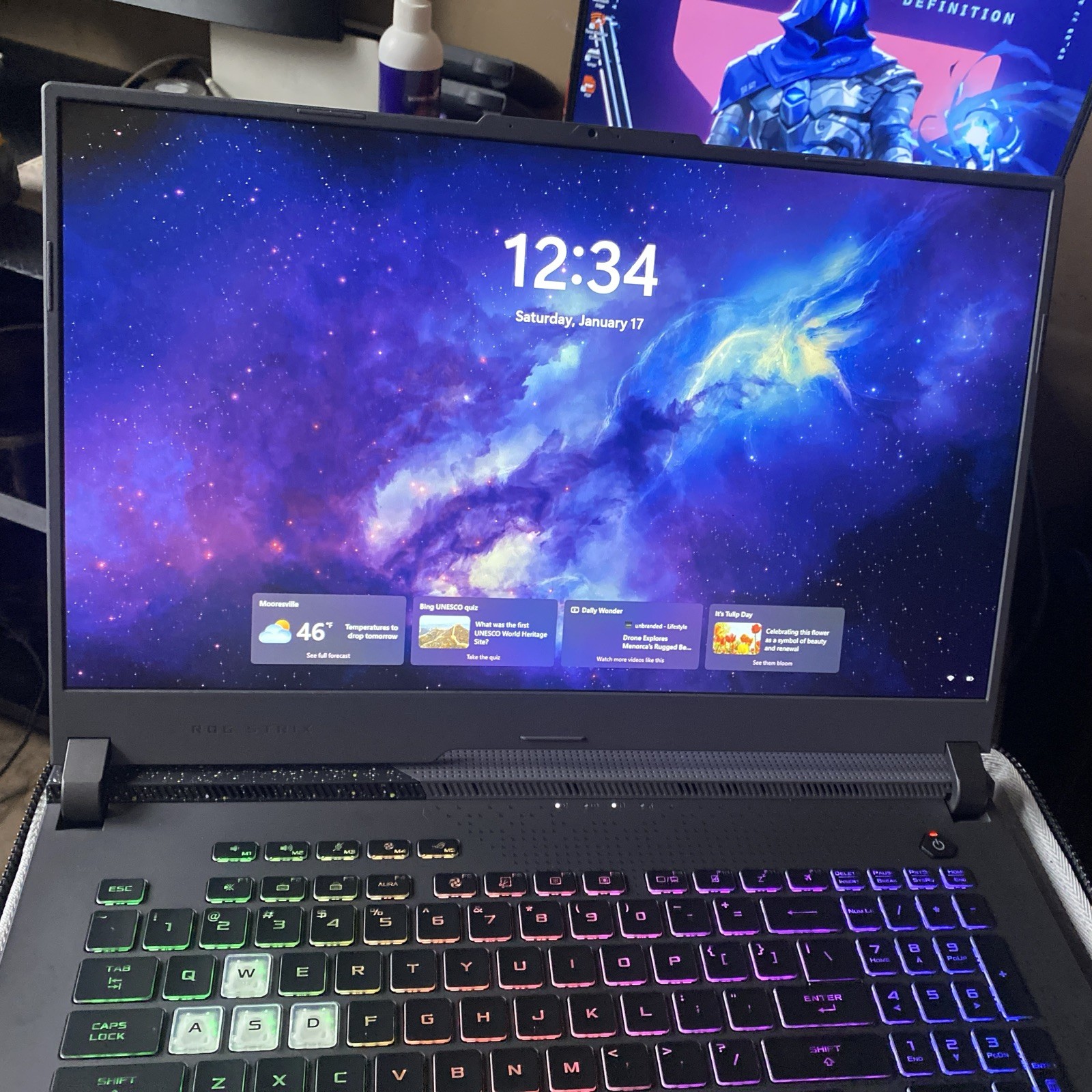 ASUS ROG Strix G17 Notebook/Laptop 17.3 in Black – G713RCRS73
