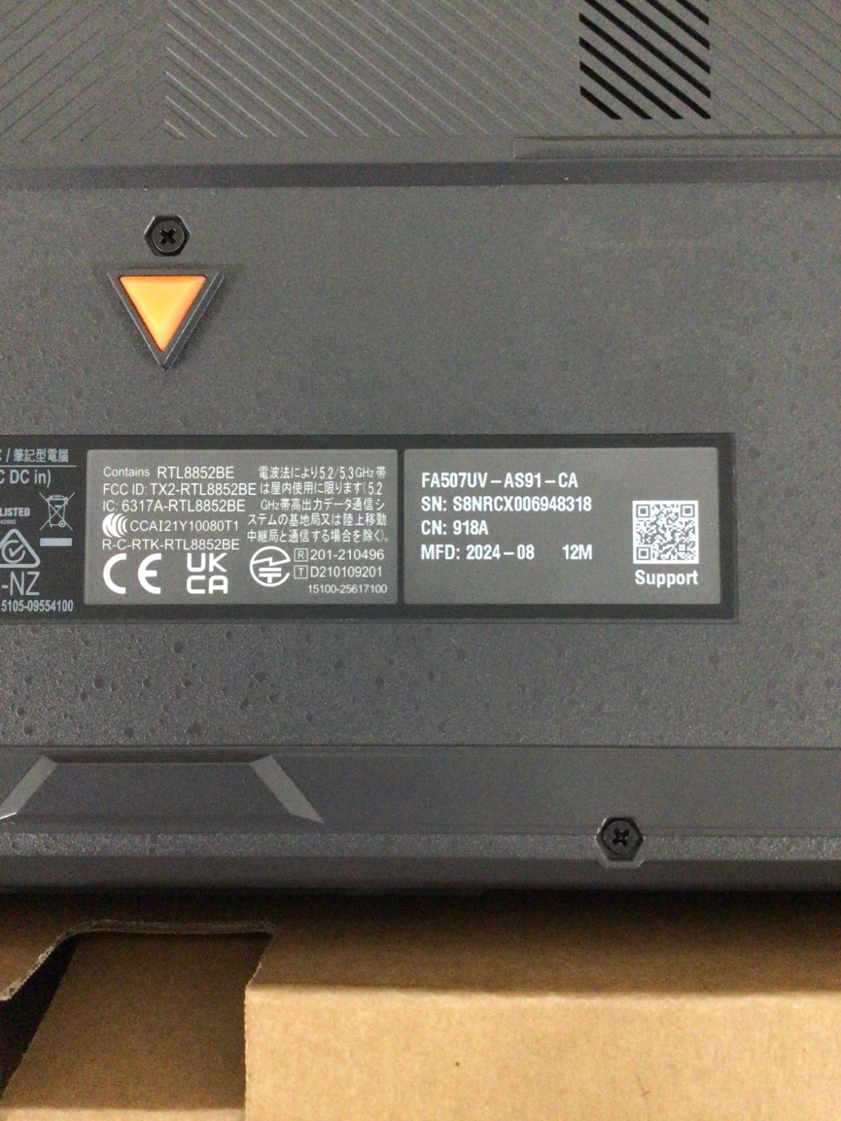 TUF Gaming Laptop A15