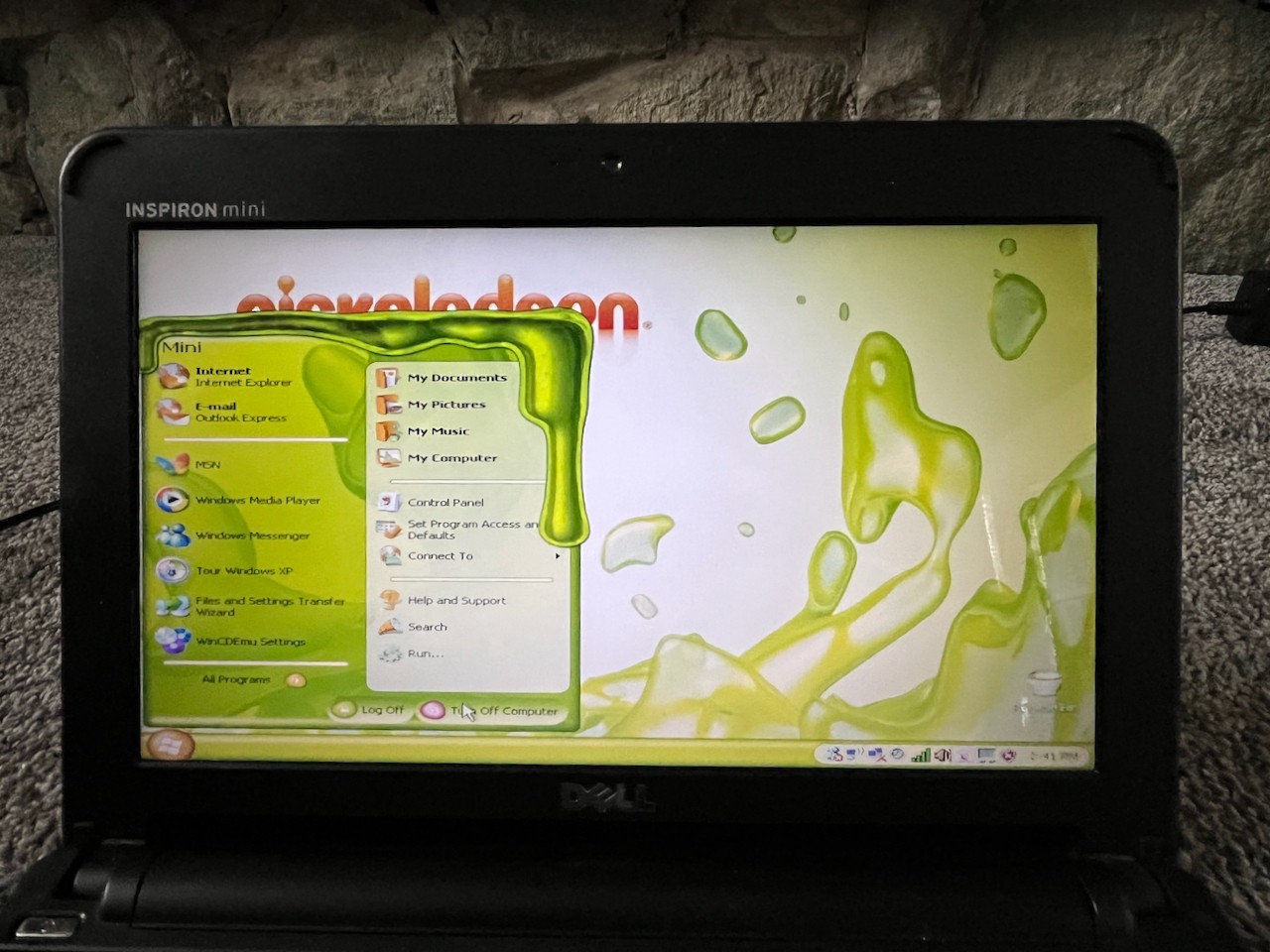 Rare 2009 Dell Inspiron Mini / Nickelodeon Slime Edition