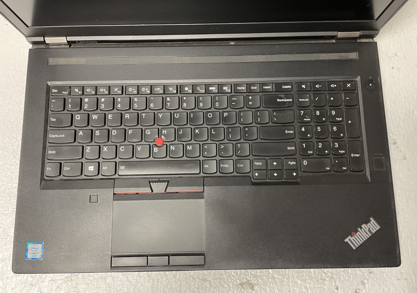 Lenovo Thinkpad P70 Intel Core i7 8GB RAM NO HDD NO Power Parts *READ