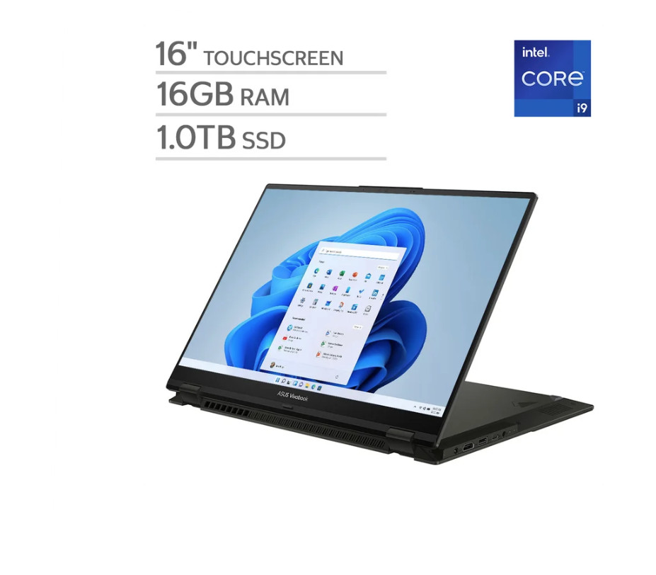 ASUS Vivobook 16X 16″ OLED Laptop Intel i9-13900H 16GB RAM 1TB SSD RTX 4050 W11H