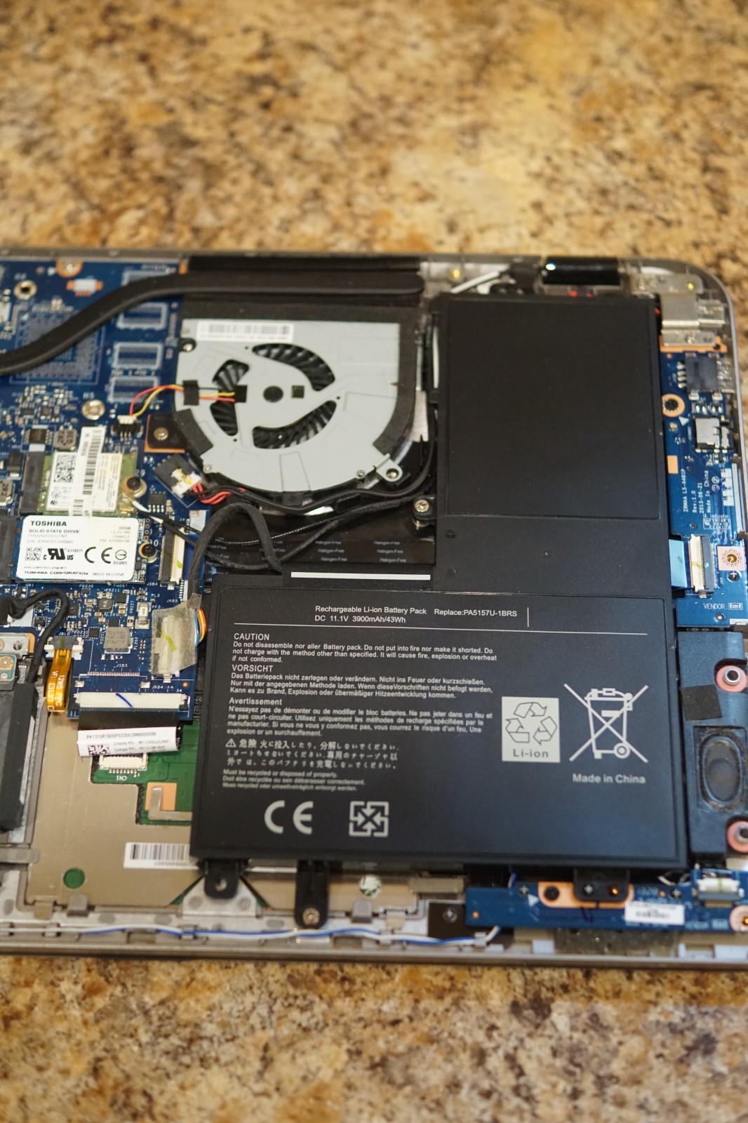 Active 25H2 WIN11 Home Touchscreen Toshiba E45t @2.30GHz,8GB RAM,750GB HDD