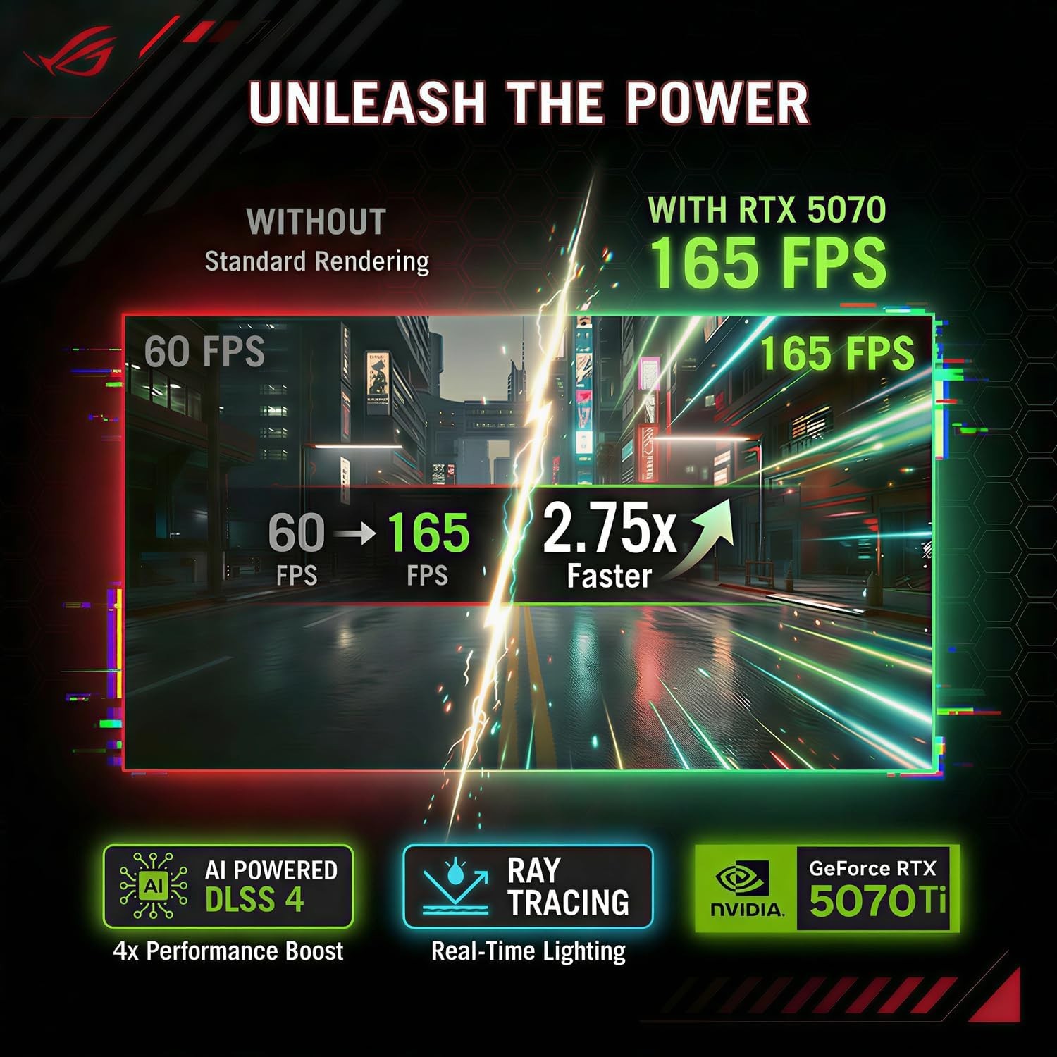 NEW Asus ROG Strix G16 16″ FHD 165Hz NVIDIA RTX 5070Ti 12GB GRA Ryzen 9 8940H