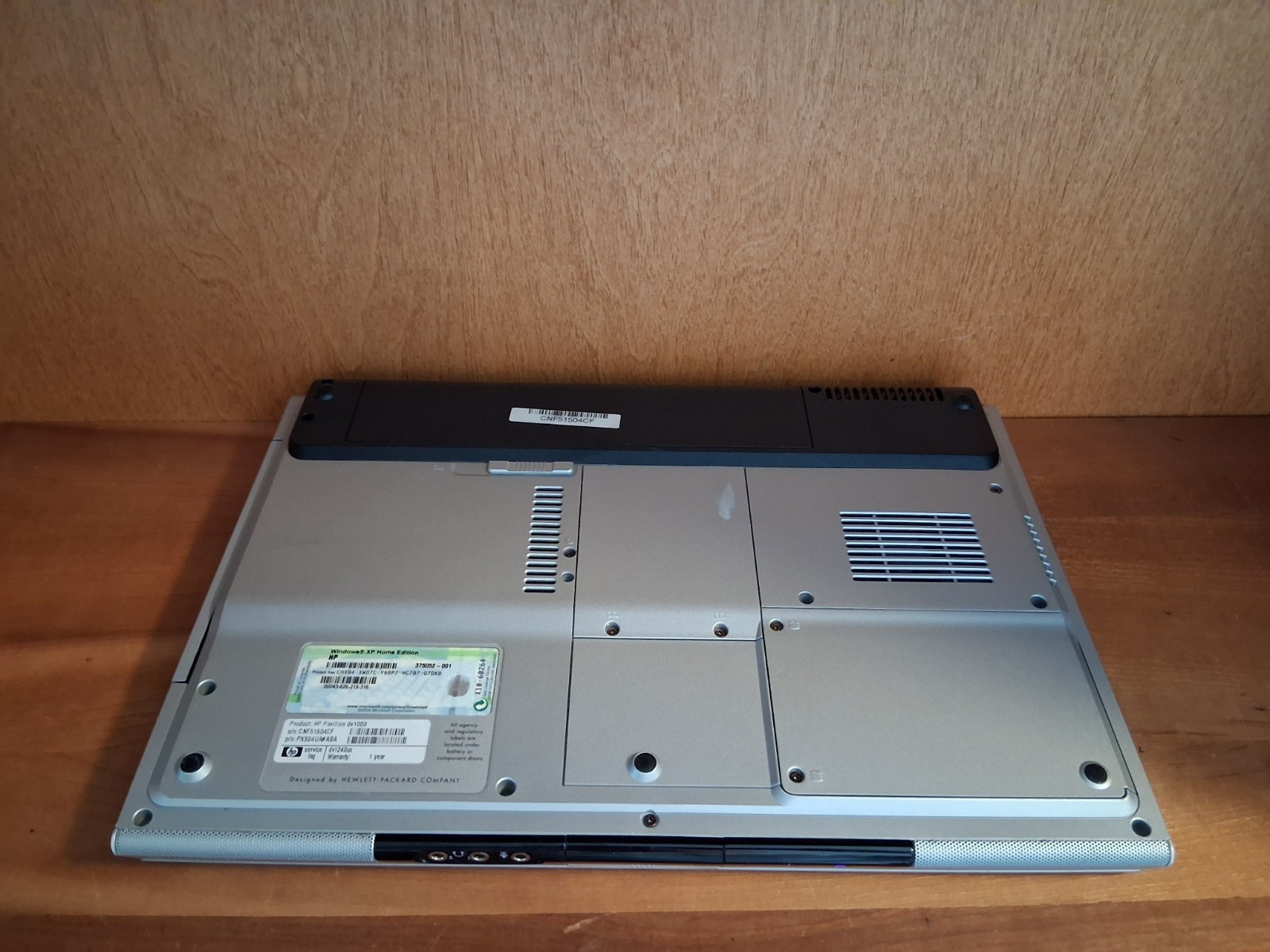 HP Pavilion Laptop DV1000 1.70GHZ 992MB RAM WINDOWS XP