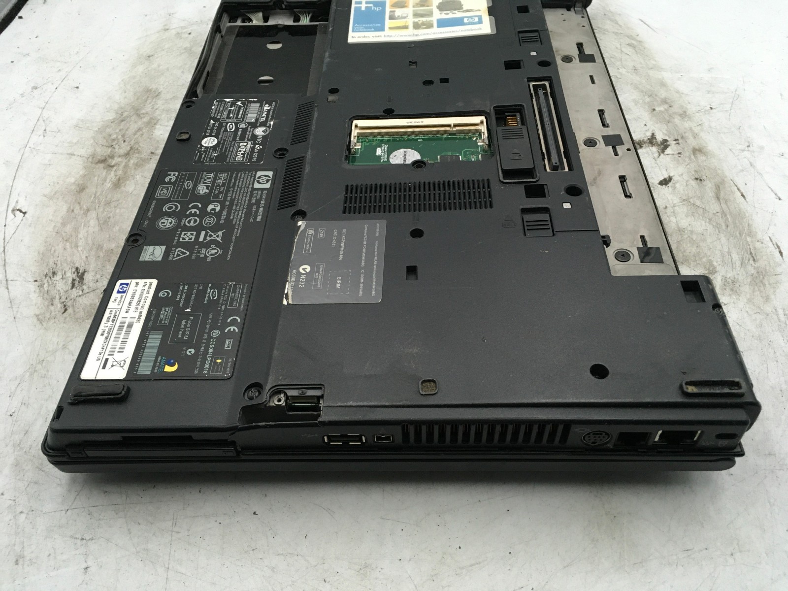 HP COMPAQ NC8430 – FOR PARTS/REPAIR – INTEL CENTRINO – NO RAM – READ DESC – BB