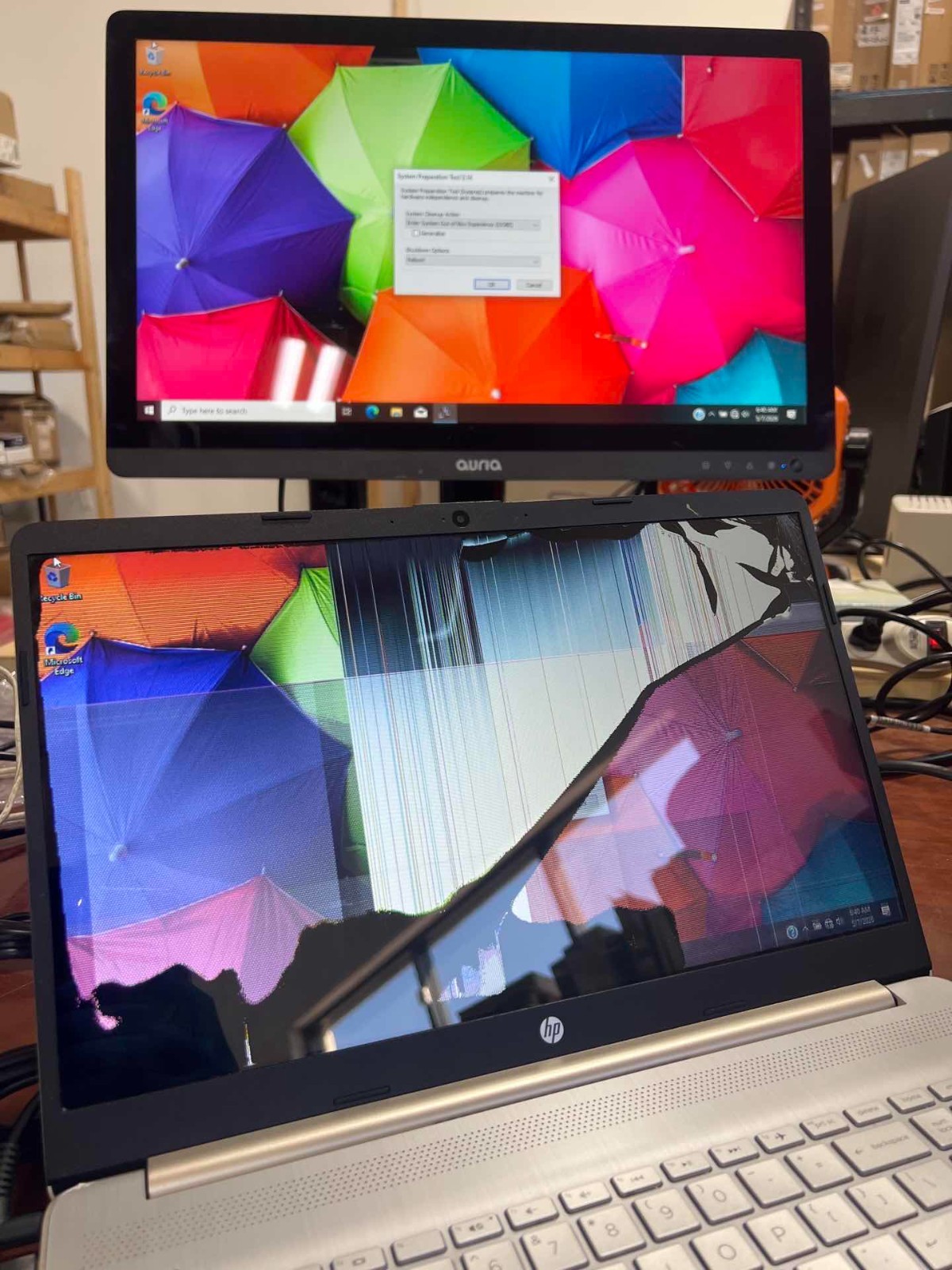 HP 15.6 Athlon N3050 4/128GB Windows 11 home 15-ef1072wm