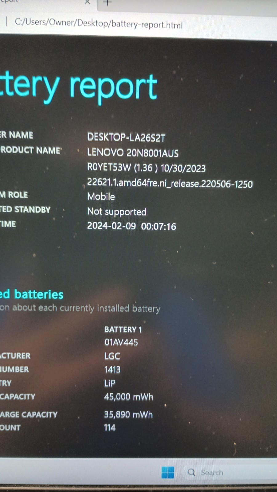7232 ThinkPad E490 w/charger.i7-8565UU.8GB.128GB M.2.14″.FHD.W11 Pro