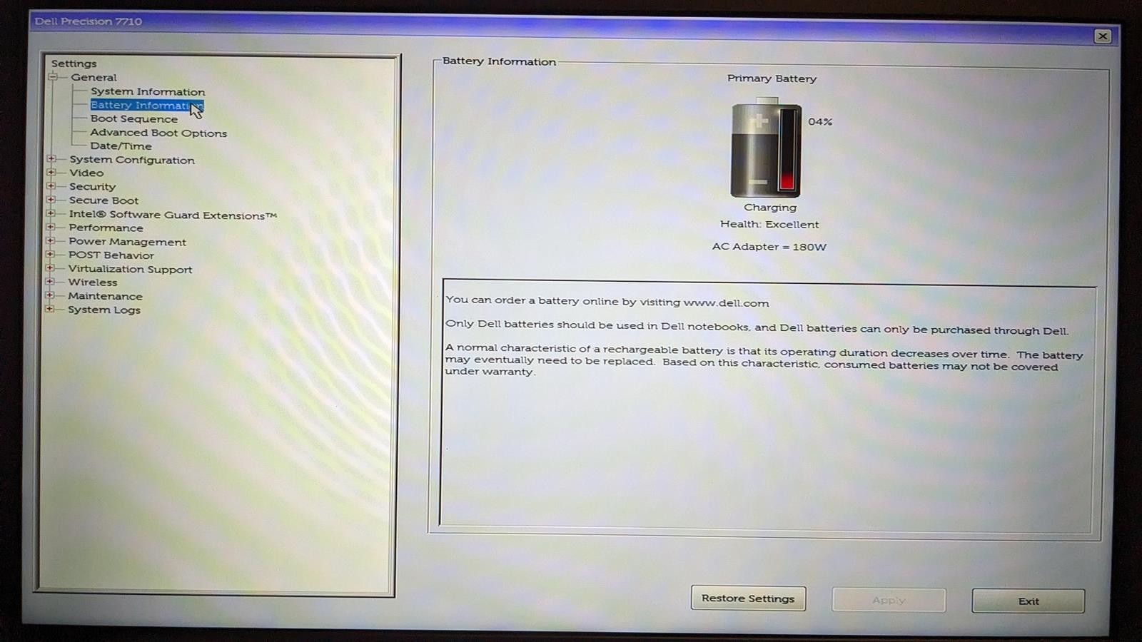 DELL PRECISION 7710 i5-6300HQ @ 2.30GHz, 8GB RAM, NO HDD/OS