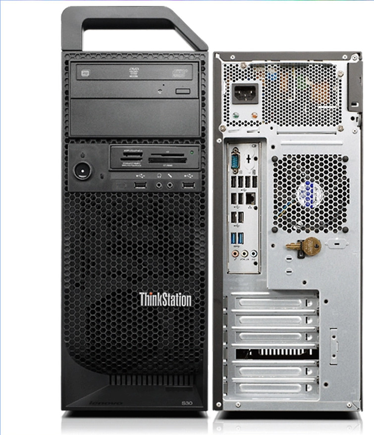 Lenovo Thinkstation S30 E5-2680V2 10C/20T 32~256GB RAM/256GB SSD Win11 Pro Q4000