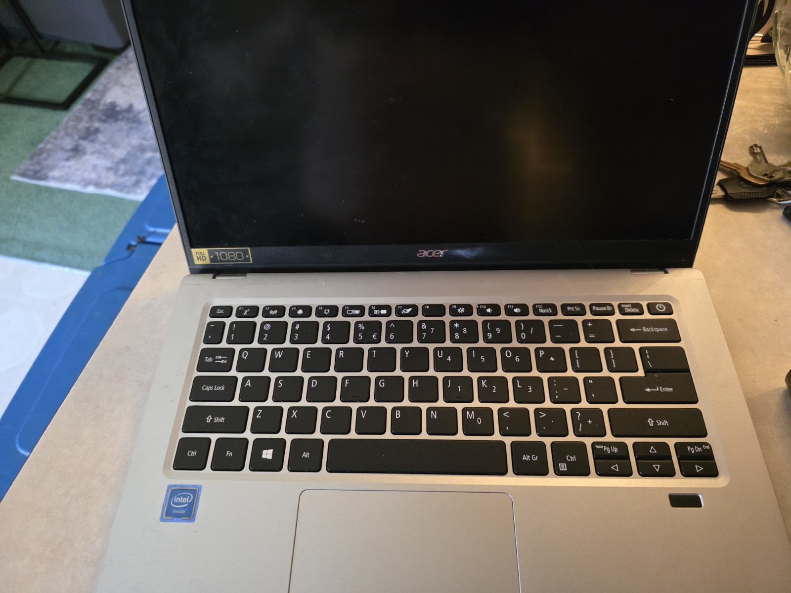 Acer Swift 3 14″ Laptop i5-8th 8GB 64GB SSD Win10 FHD Silver