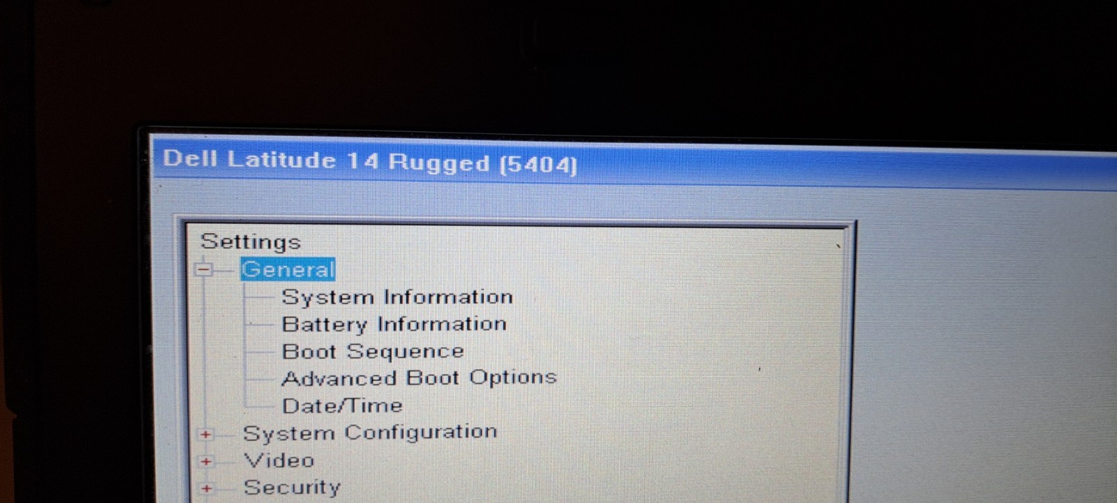 DELL LATITUDE 14 RUGGED 5404 14″ I3-4th Gen 8GB RAM Boot To Bios