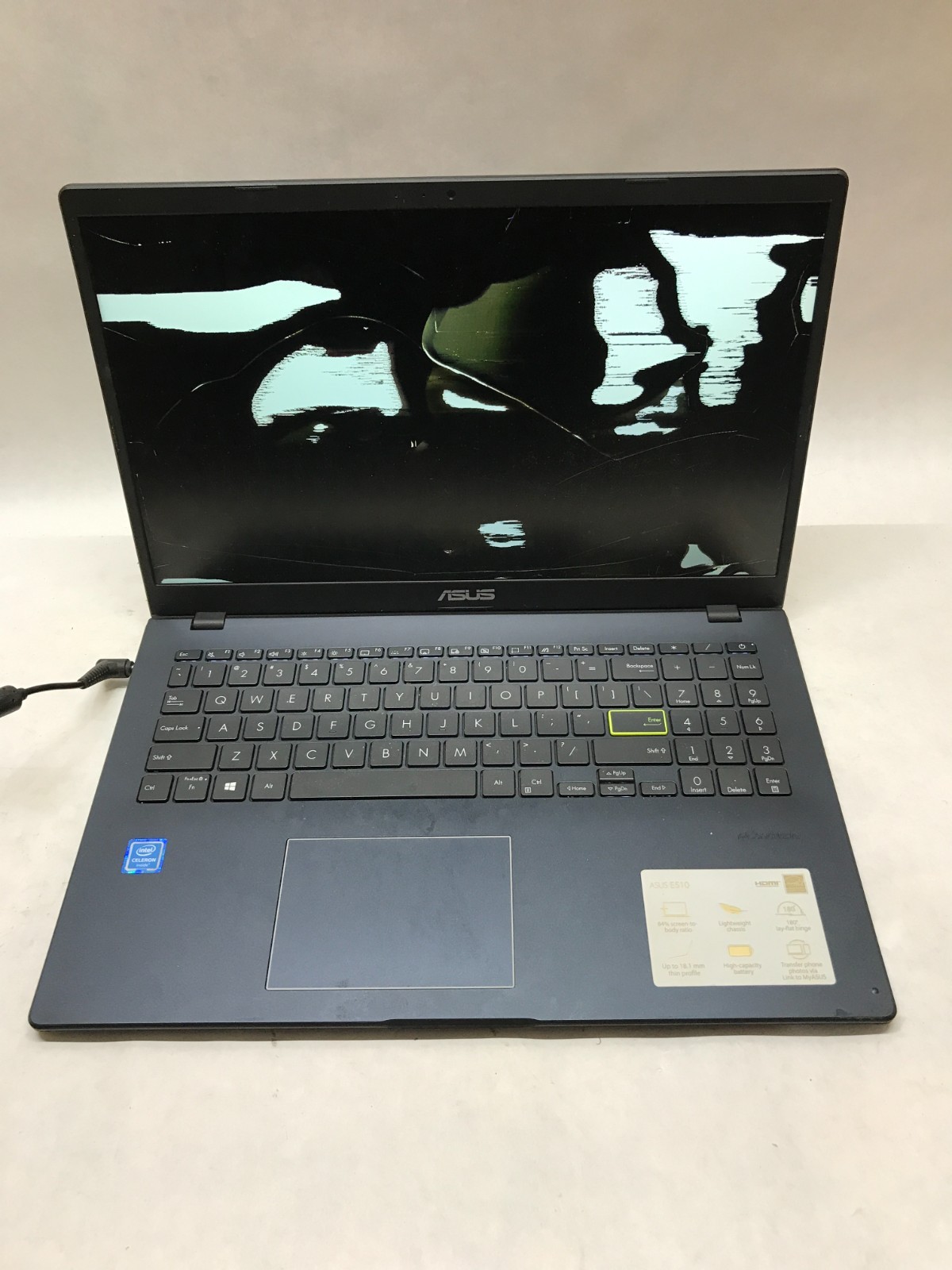 Asus L510MA-WS05 15″ Laptop Intel Celeron 4GB RAM NO HDD/OS For Parts Cracked DW