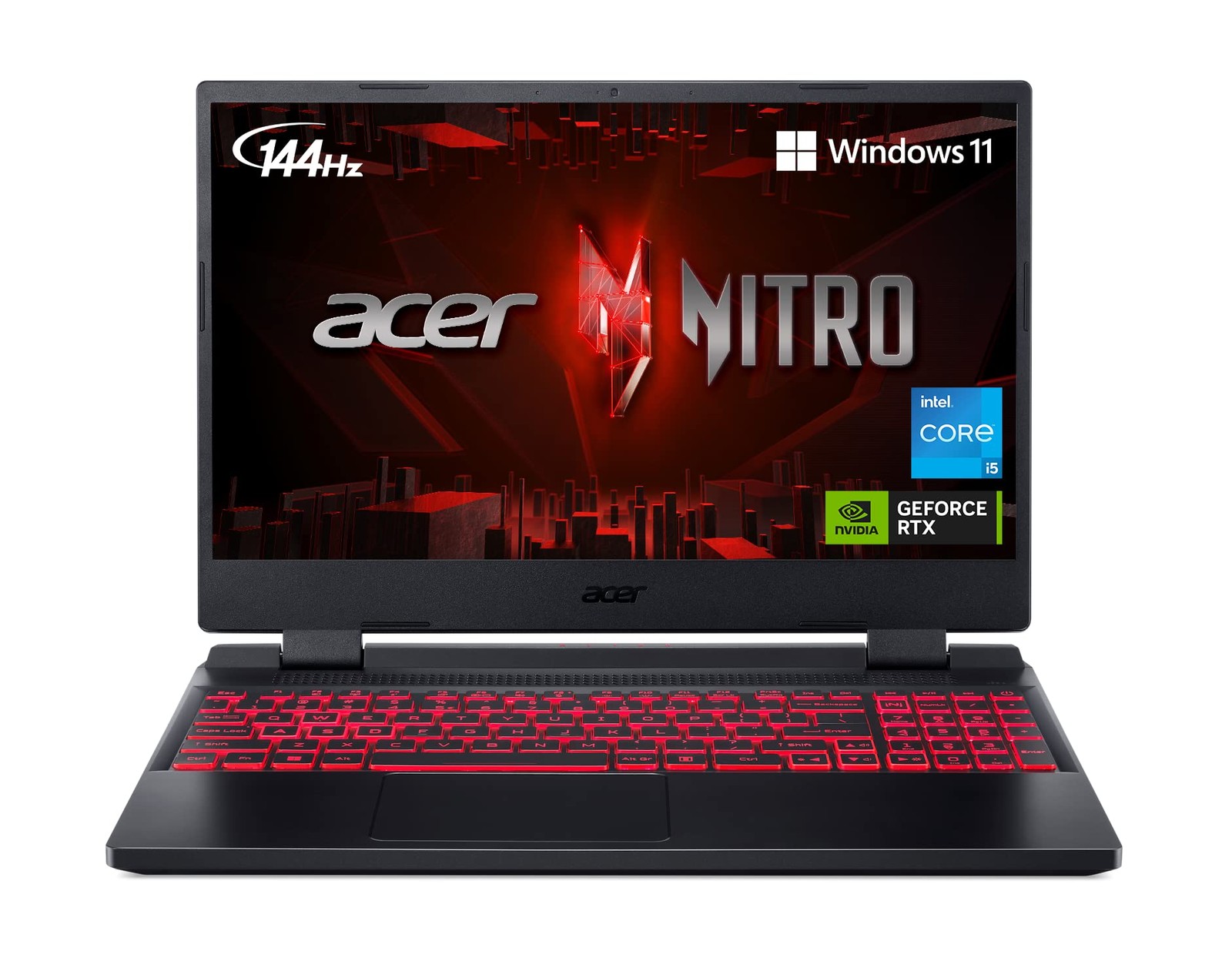 Gaming Laptop 15.6 FHD 144Hz RTX 3050 Ti i5-12500H 16GB 512GB Acer AN515-58-57Y8