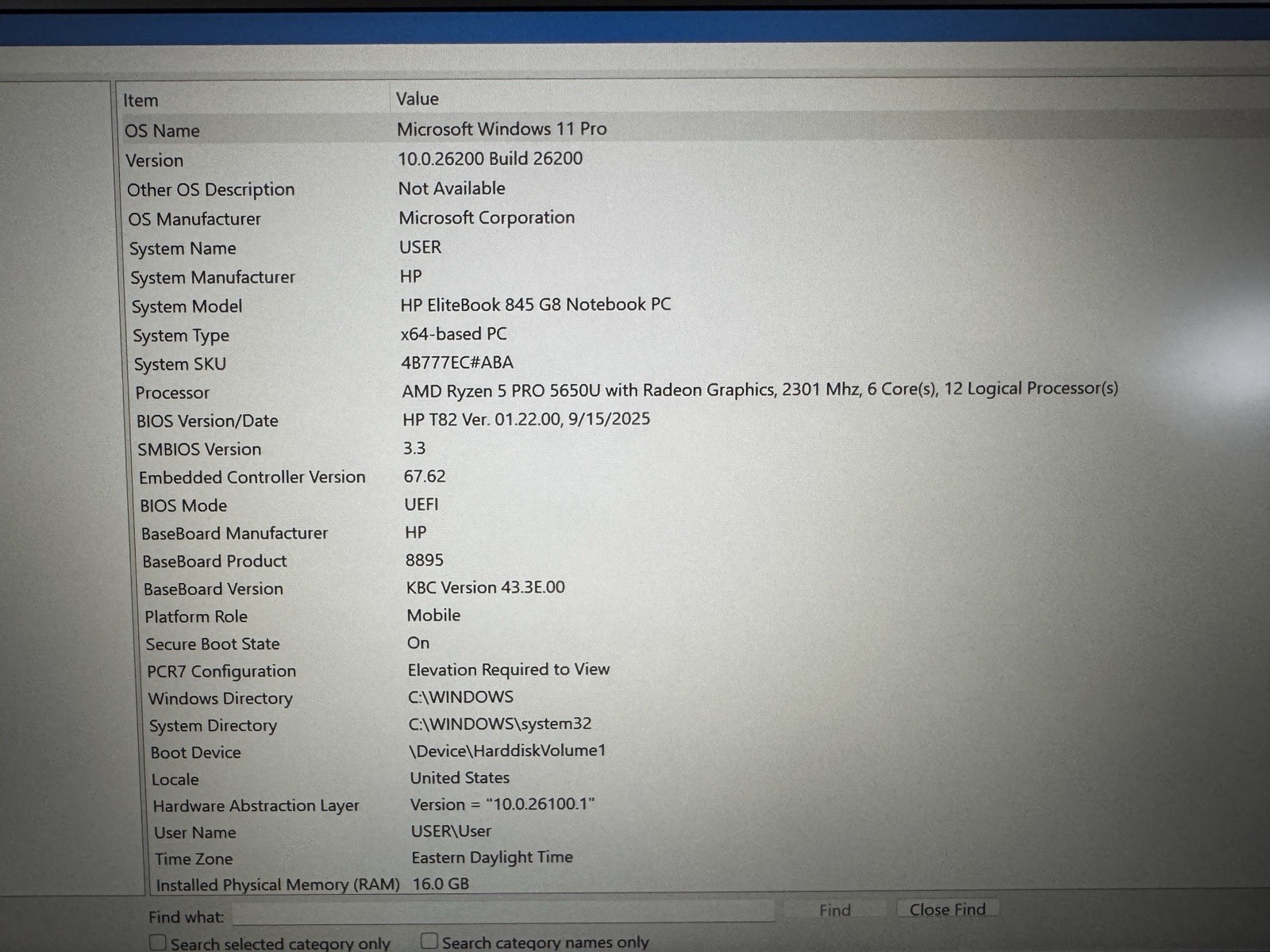 A+ HP EliteBook 845 G8 Ryzen 5 Pro 5650U @ 2.3GHz (6-Cores) 500GB NVMe 16GB RAM