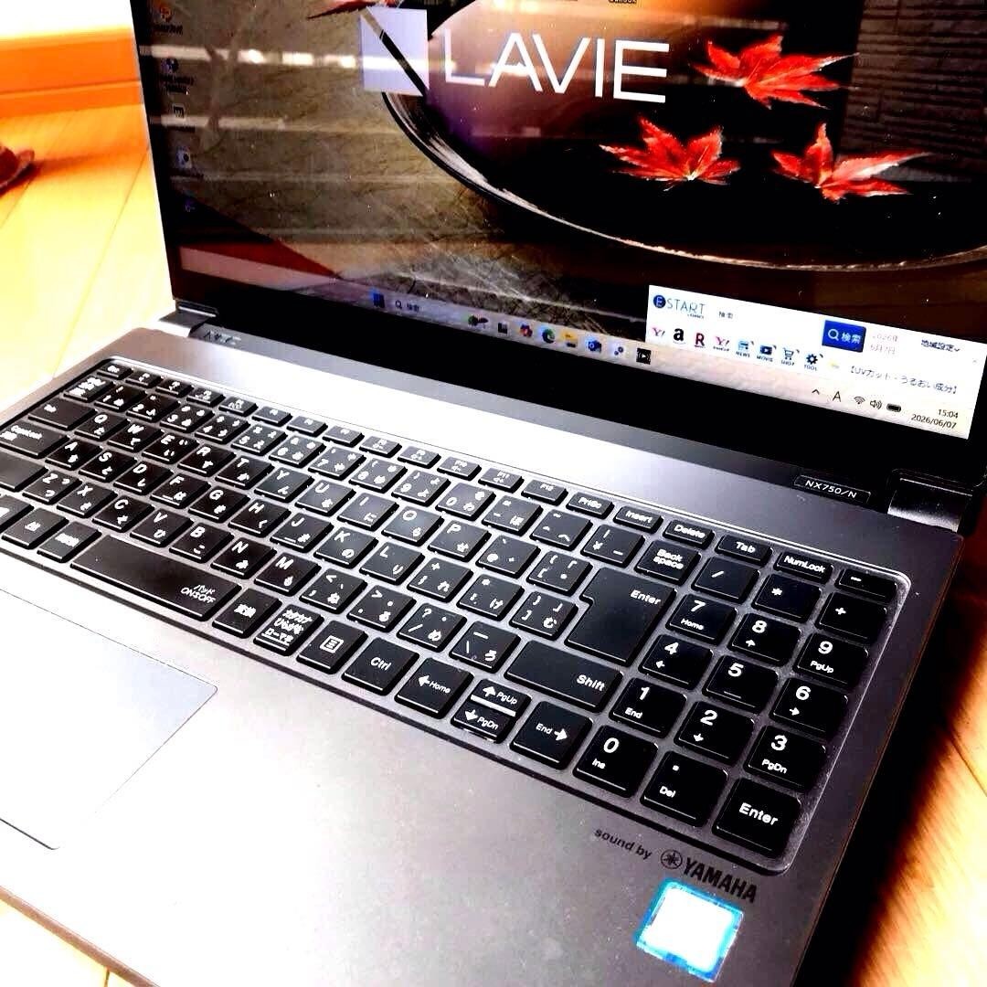 NEC LAVIE Note NEXT NX750NAB i7-8550U 16GB SSD500GB + HDD500GB 15.6″FHD Blu-ray